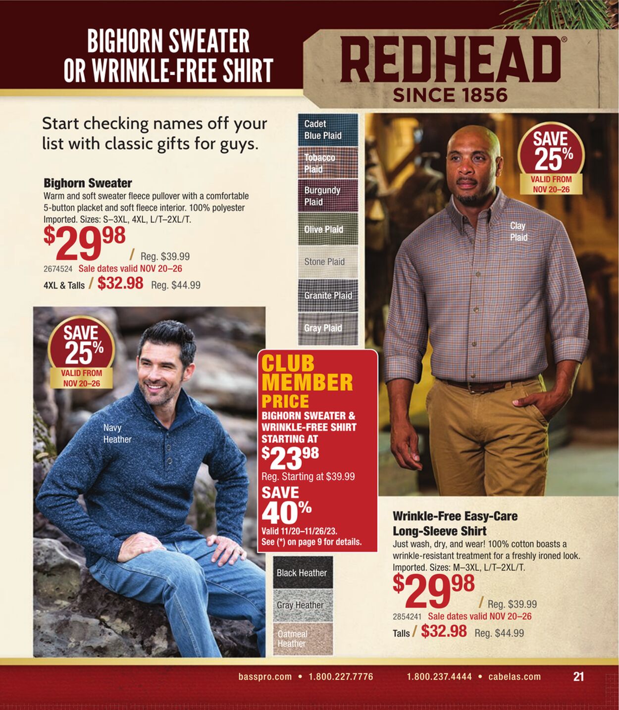 Catalogue Cabela's from 11/22/2023