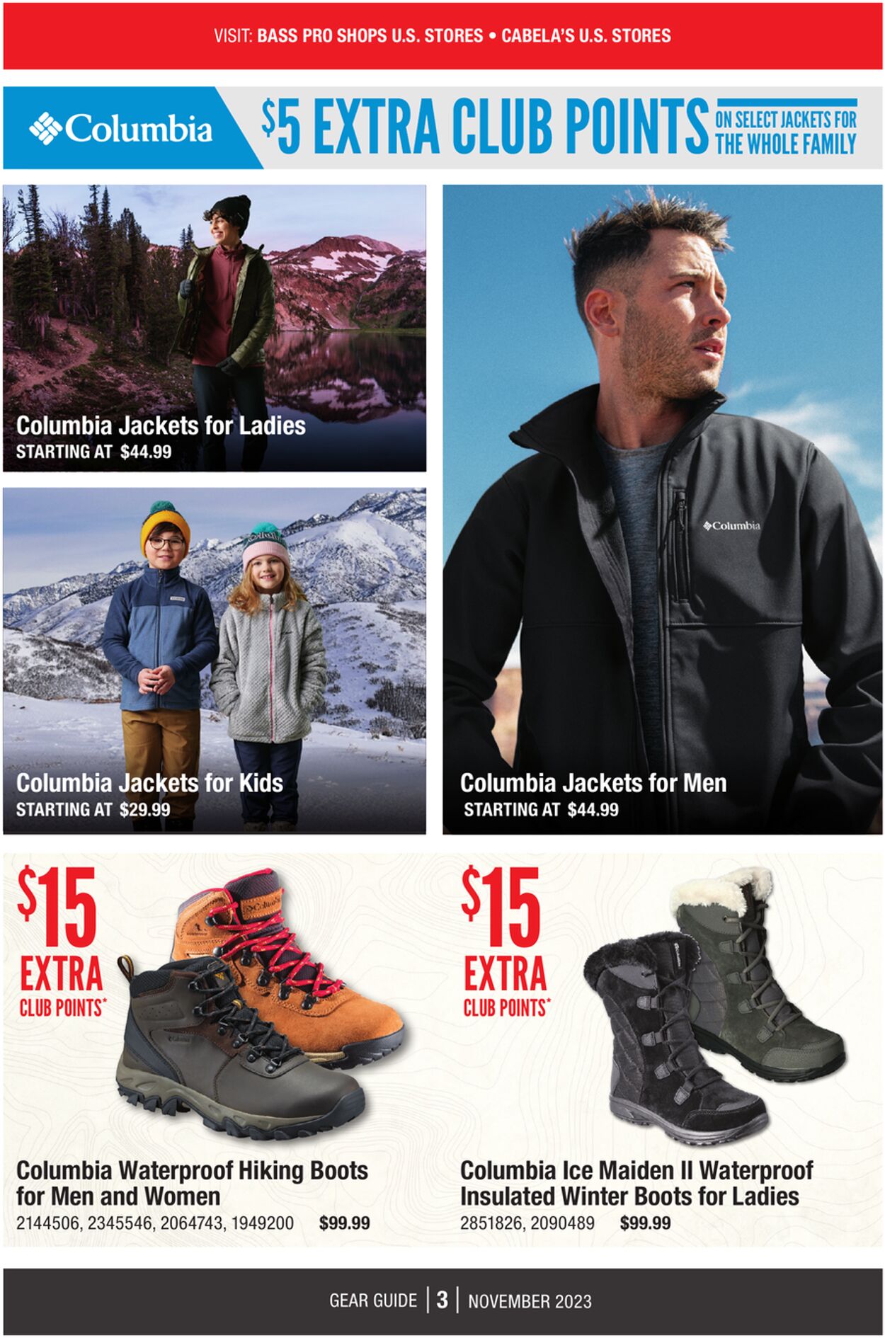 Catalogue Cabela's from 10/19/2023