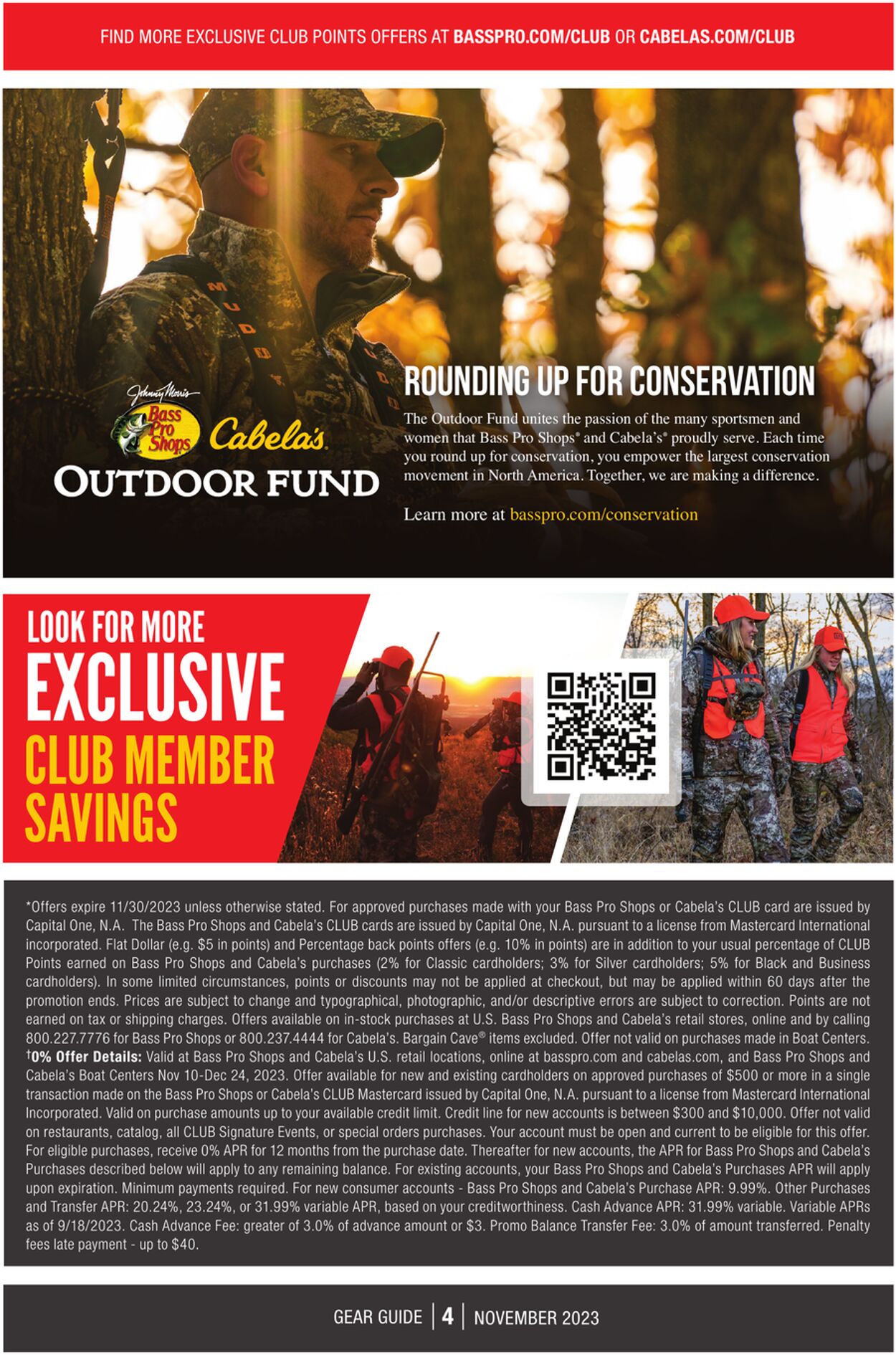 Catalogue Cabela's from 11/01/2023