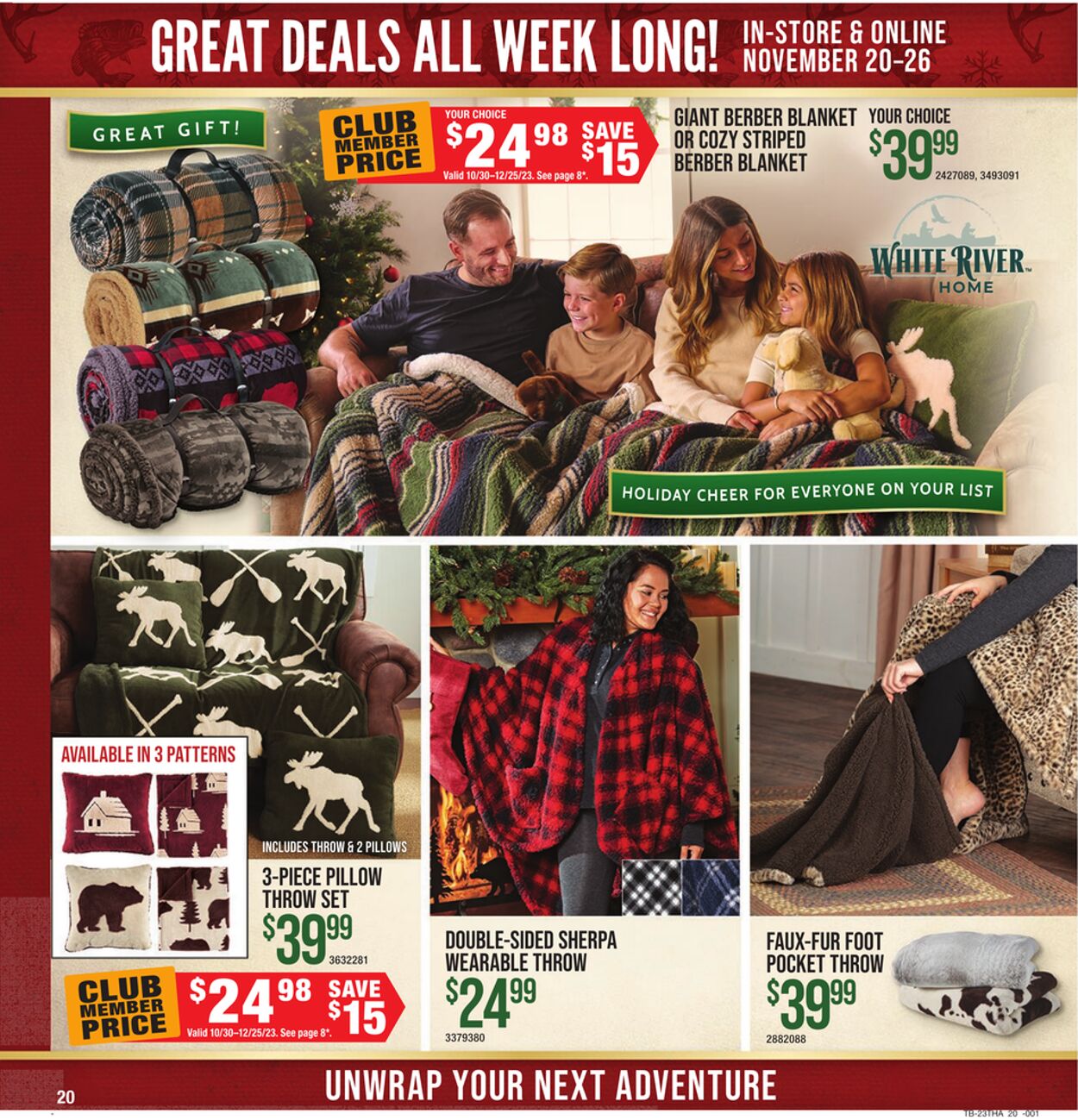 Catalogue Cabela's from 11/20/2023