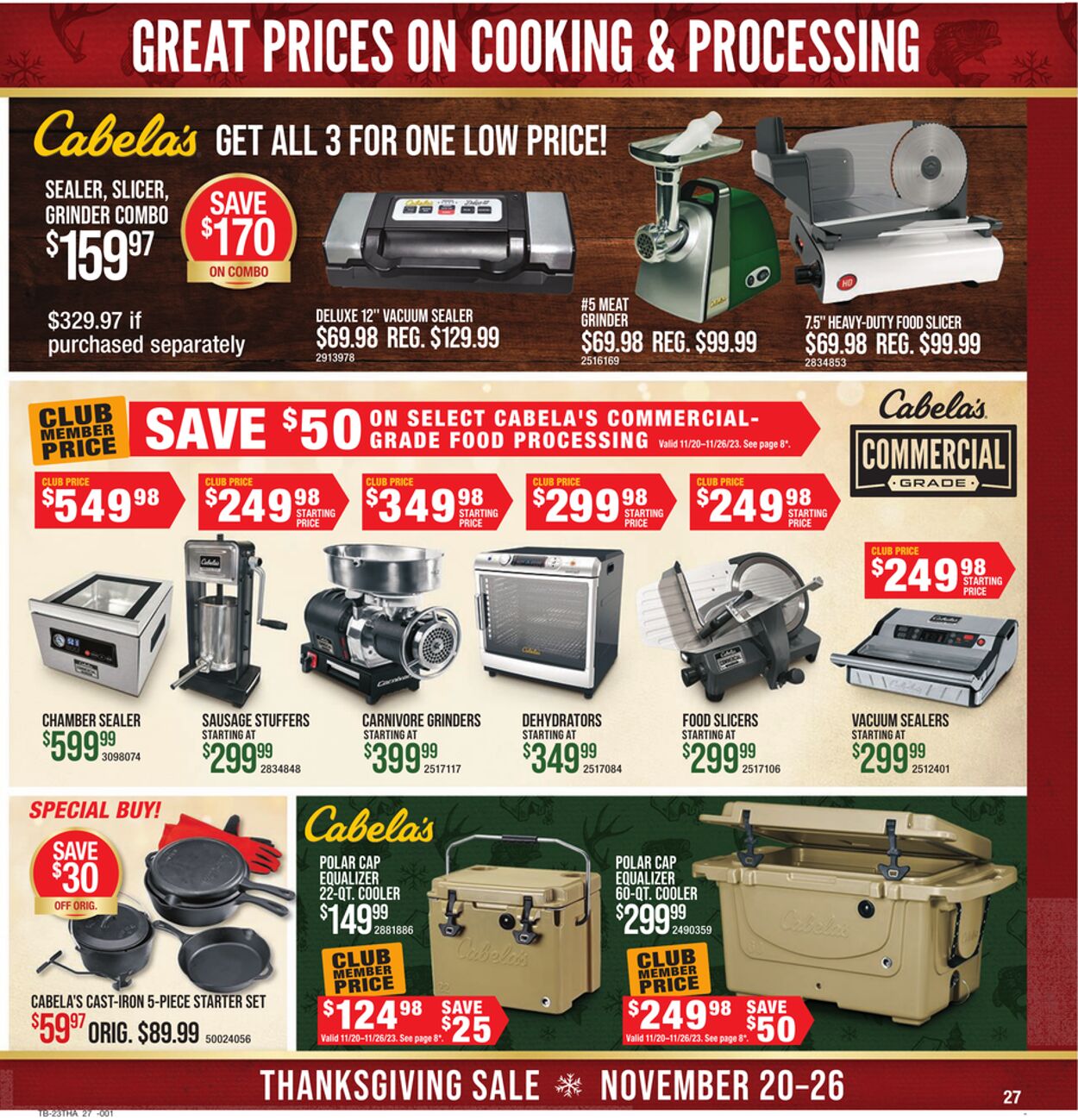 Catalogue Cabela's from 11/20/2023