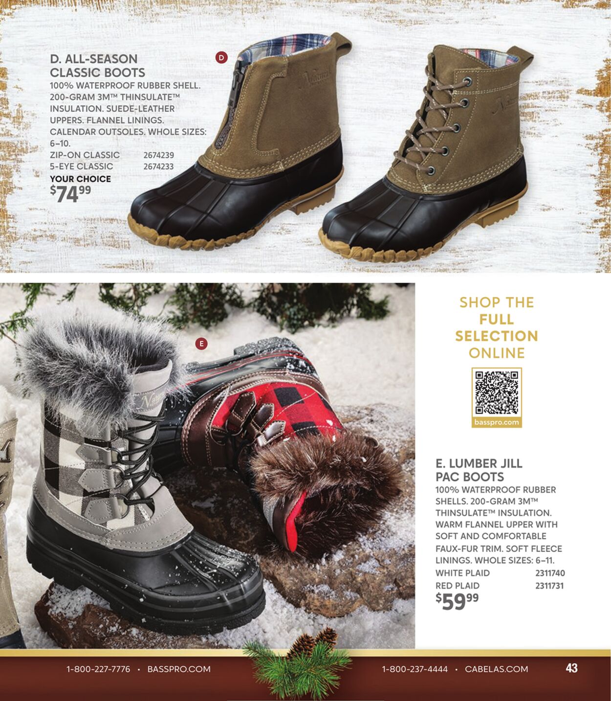 Catalogue Cabela's from 11/26/2023