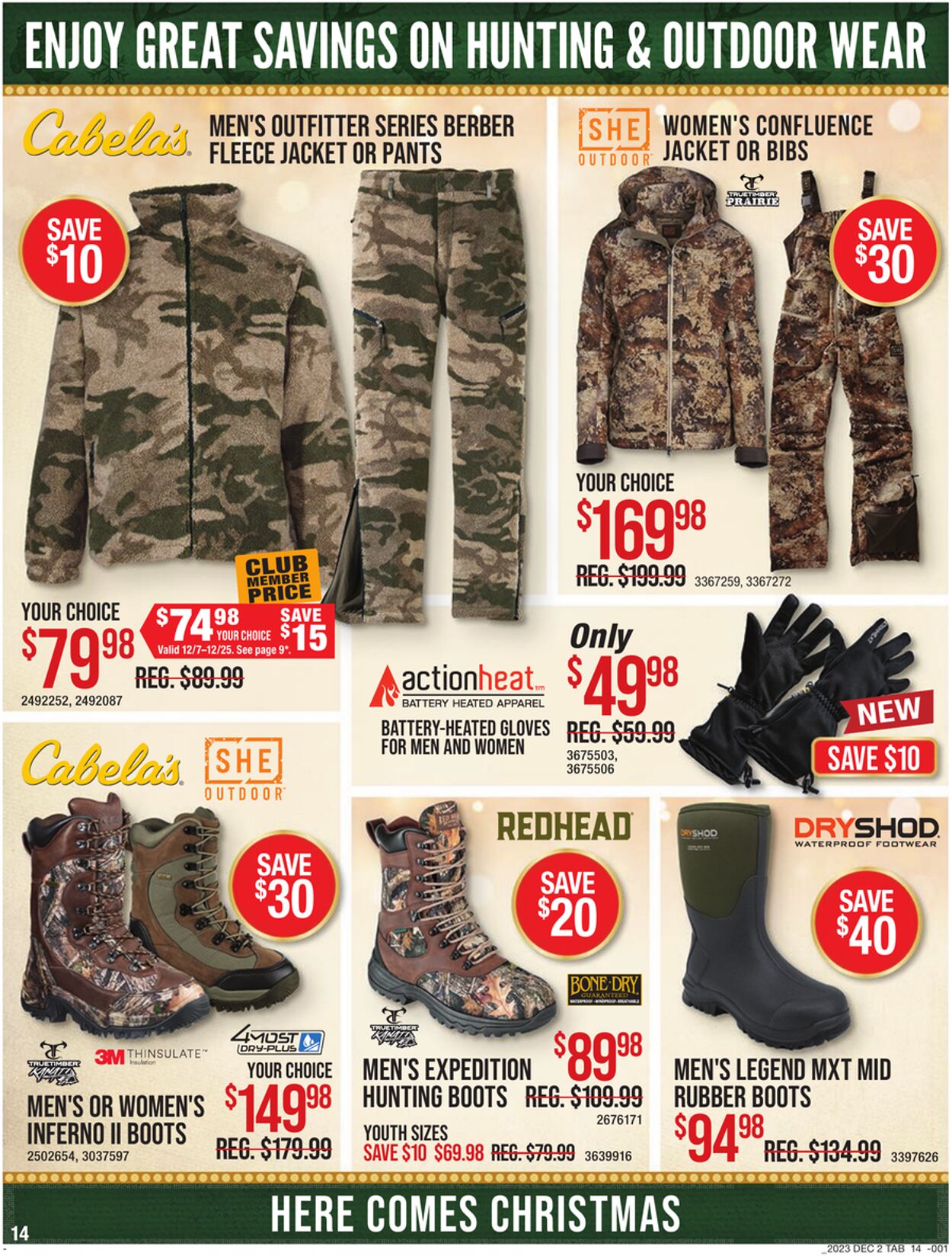 Catalogue Cabela's from 12/07/2023