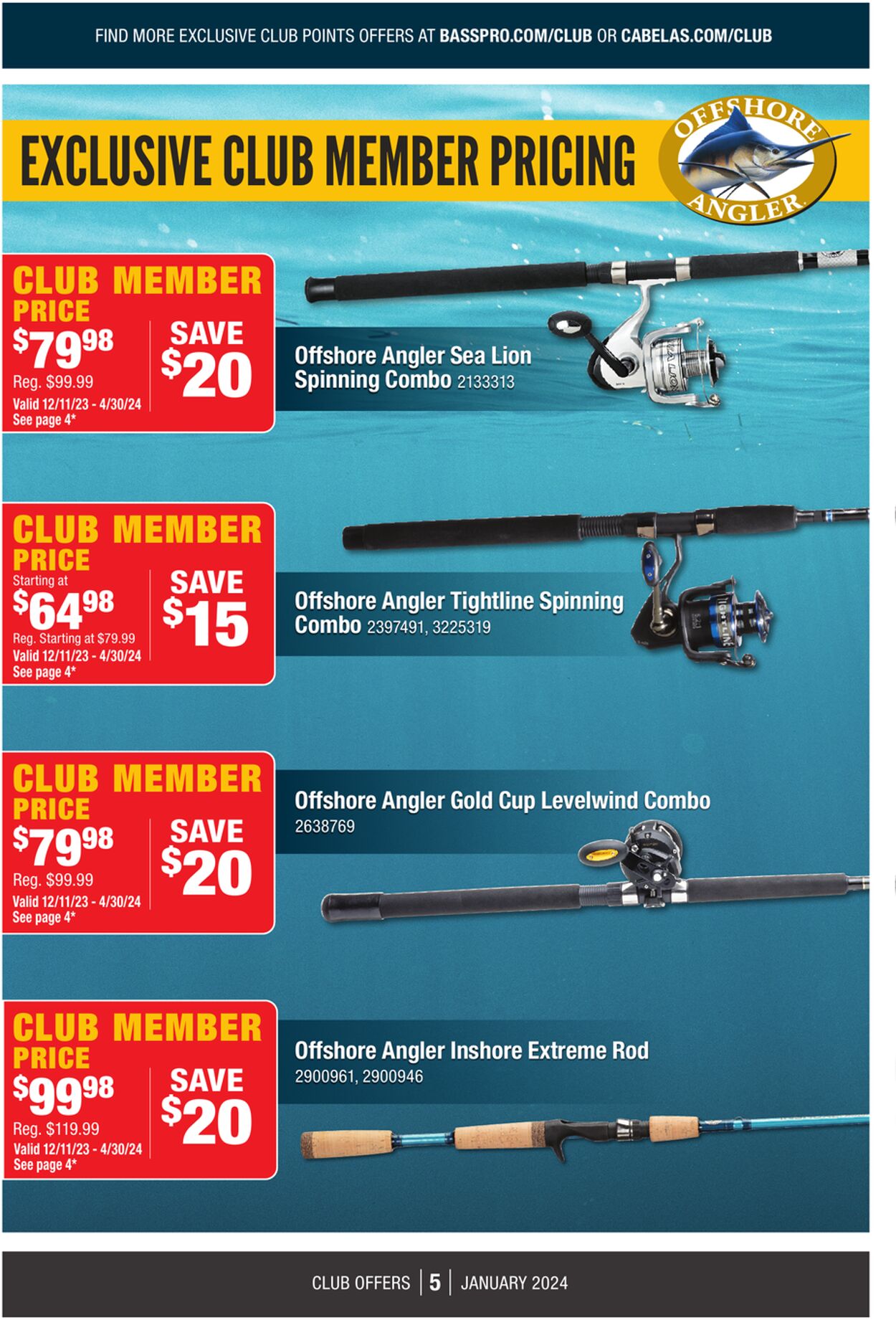 Catalogue Cabela's from 01/01/2024