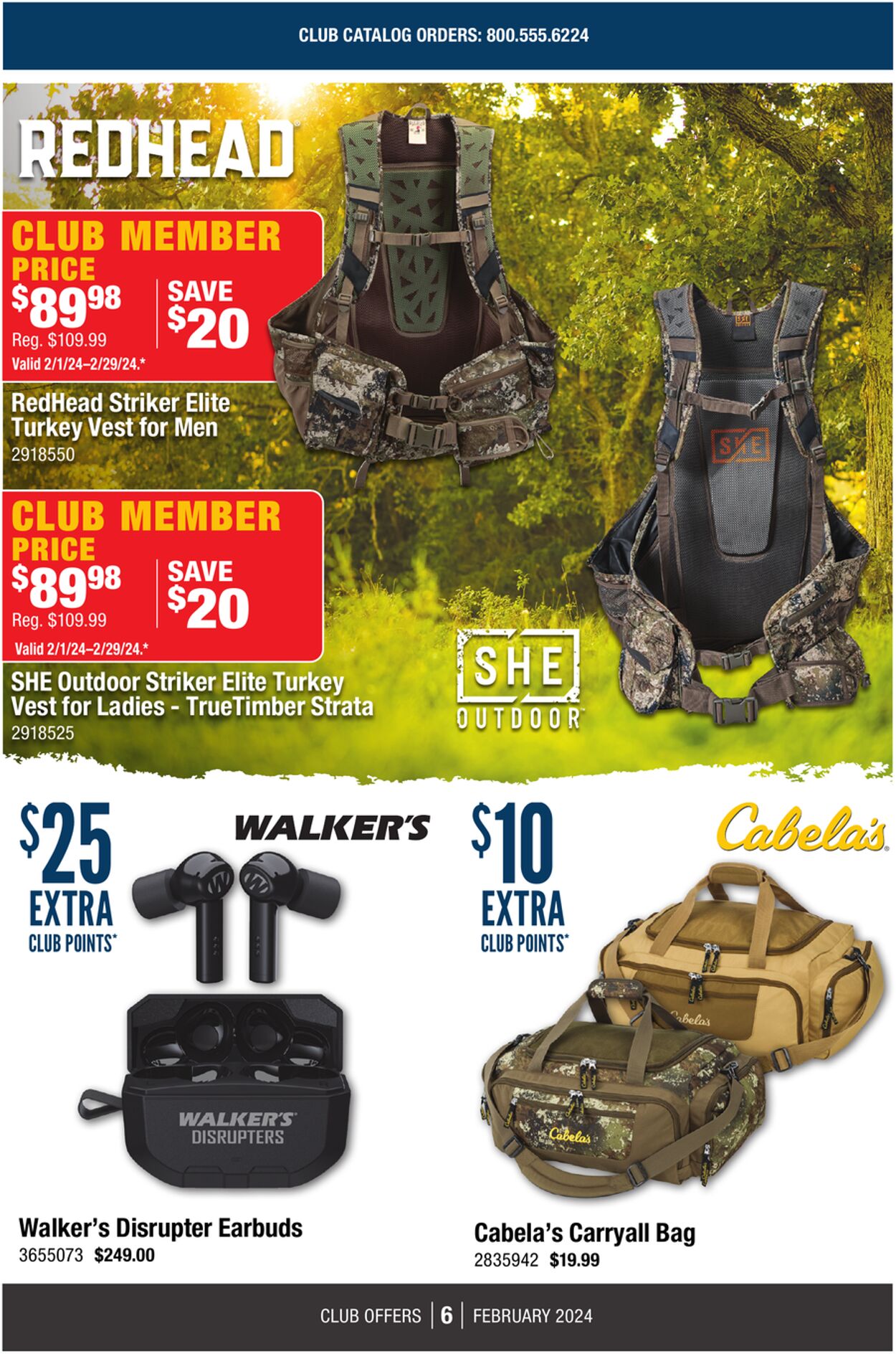 Catalogue Cabela's from 02/01/2024