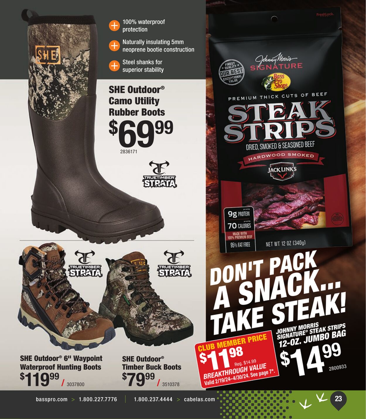 Catalogue Cabela's from 02/21/2024