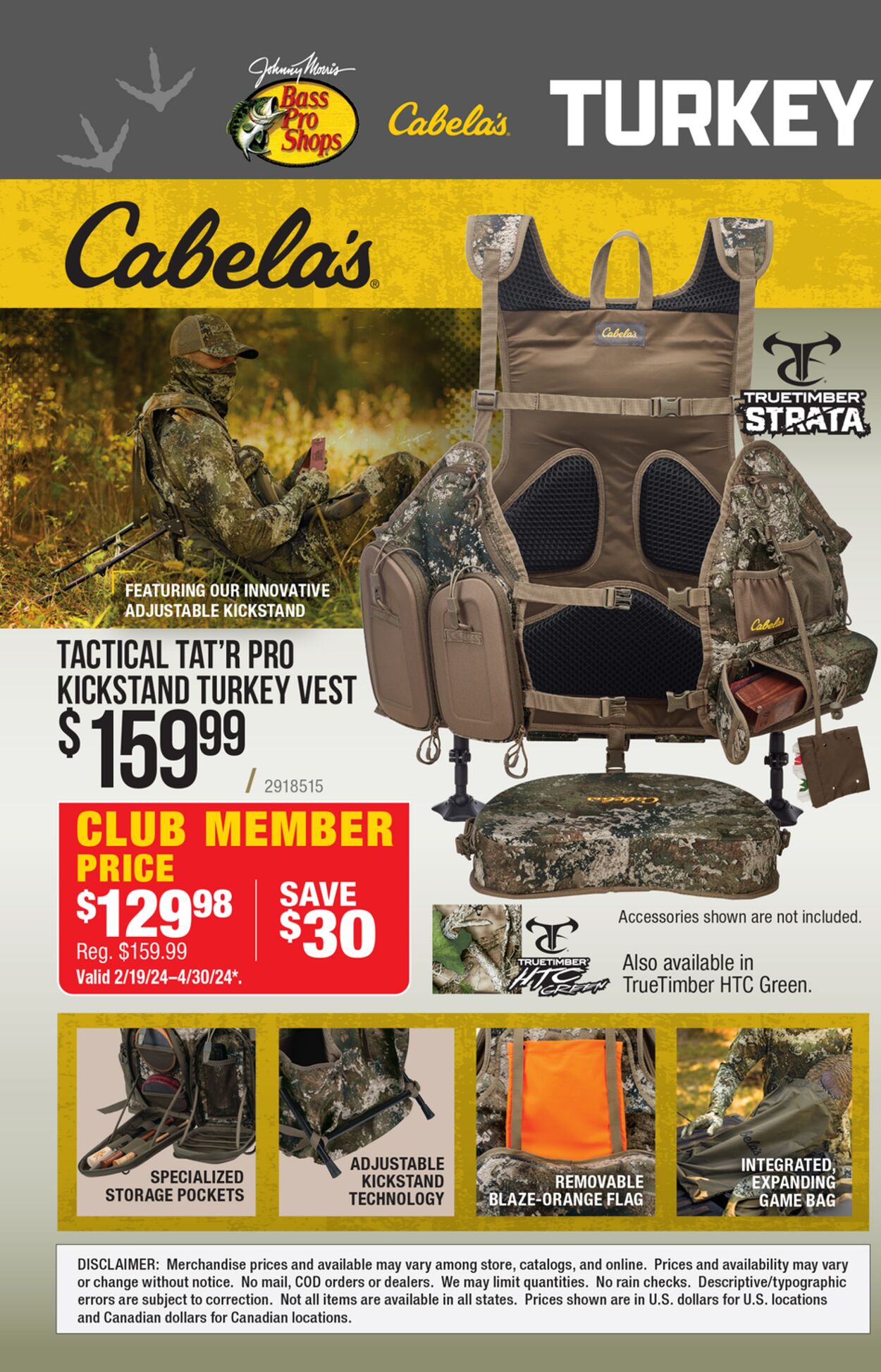 Catalogue Cabela's from 03/28/2024