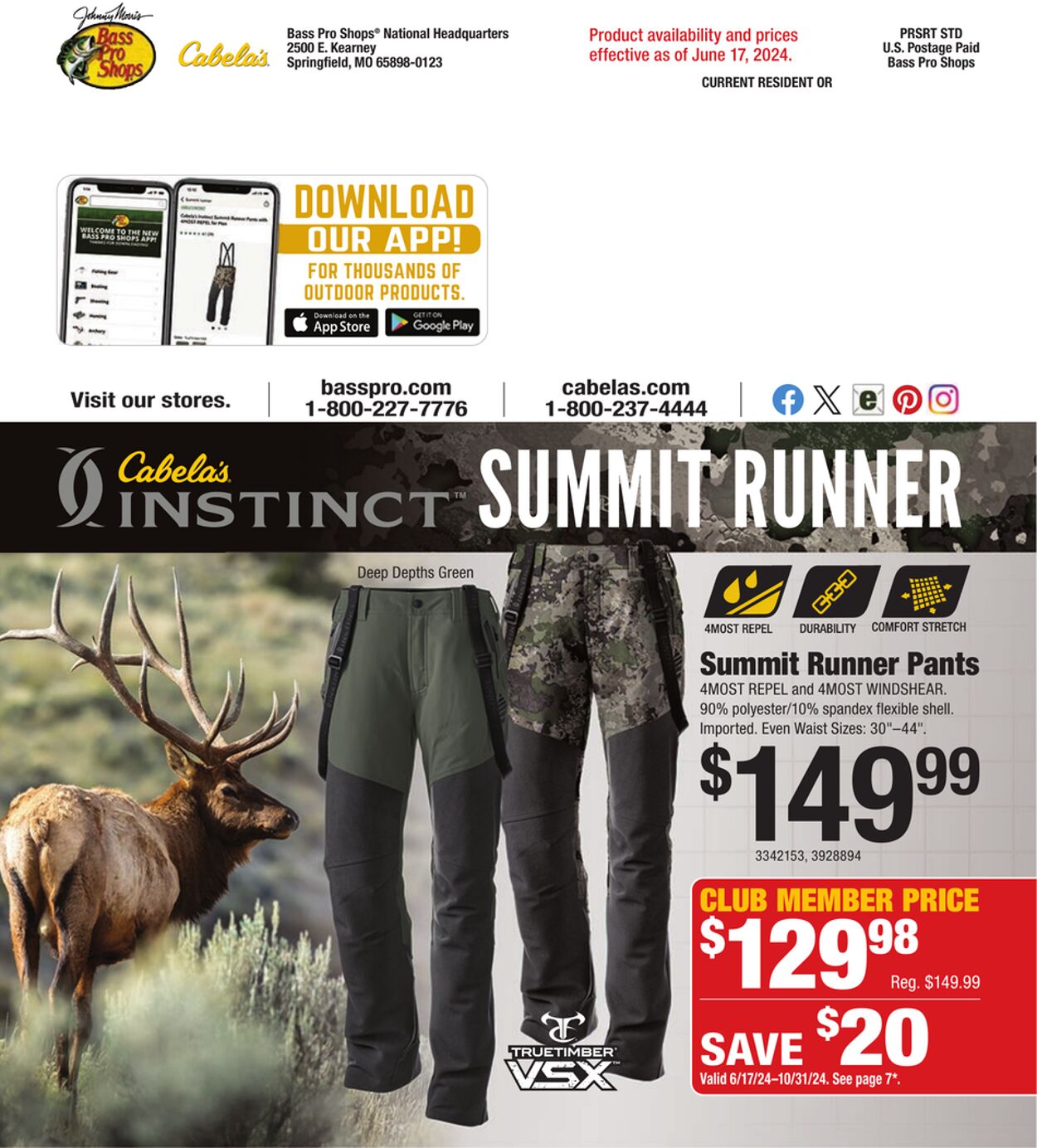 Catalogue Cabela's from 06/30/2024