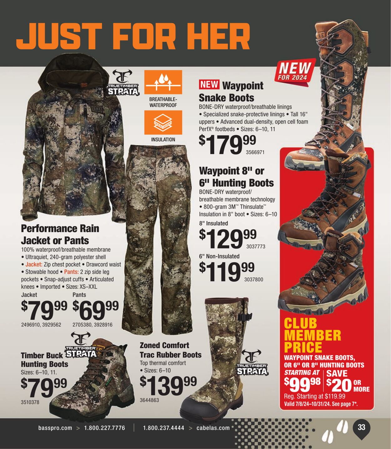 Catalogue Cabela's from 07/31/2024