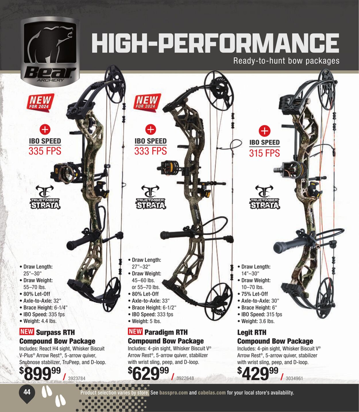 Catalogue Cabela's from 07/31/2024