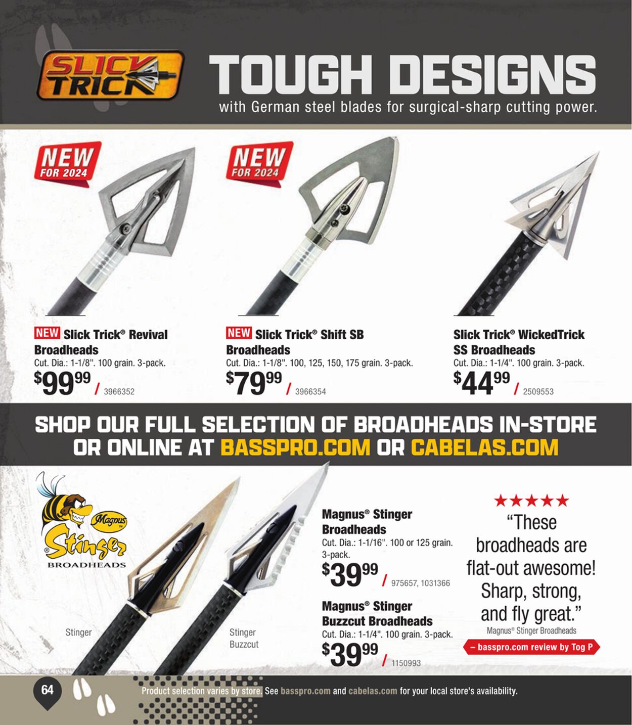 Catalogue Cabela's from 07/31/2024