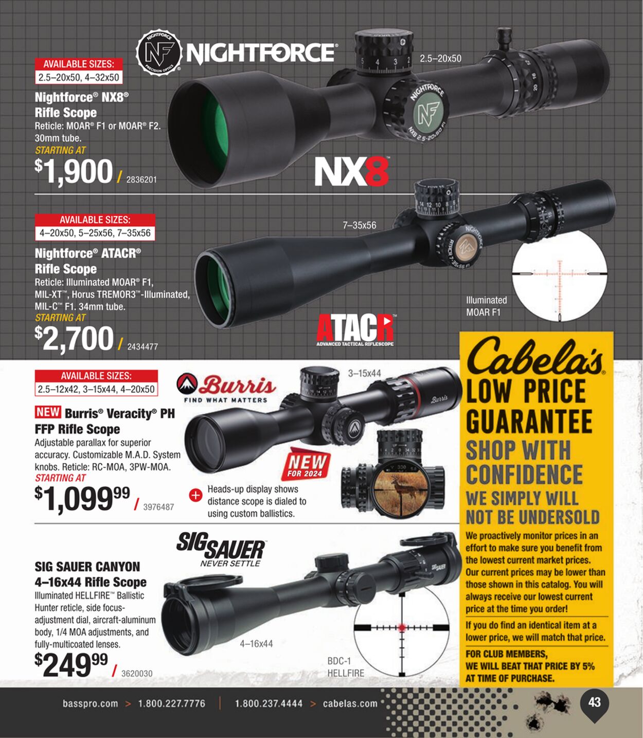 Catalogue Cabela's from 08/21/2024