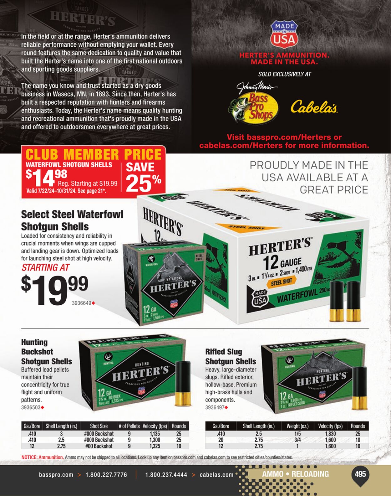 Catalogue Cabela's from 09/04/2024