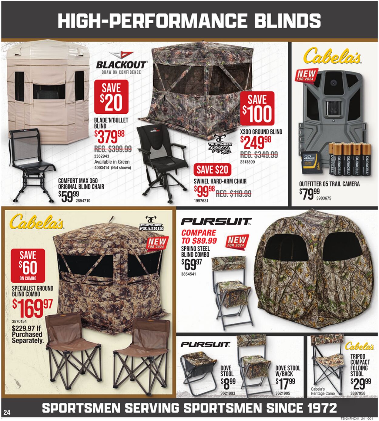 Catalogue Cabela's from 08/08/2024