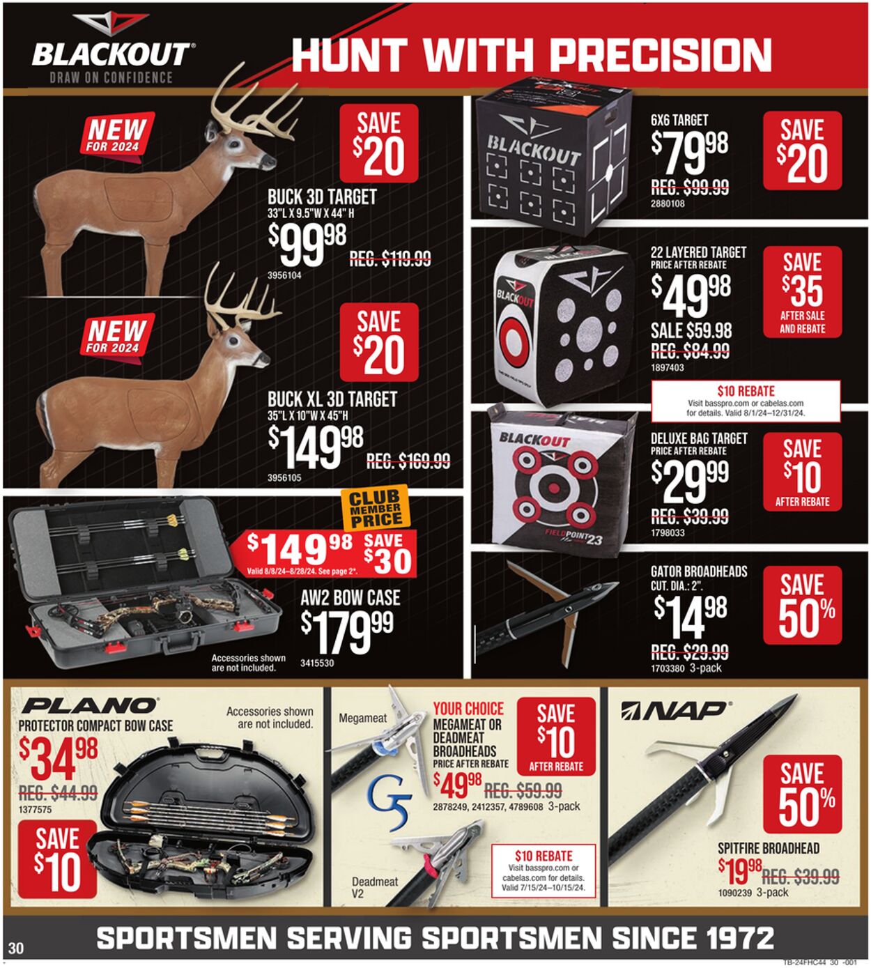 Catalogue Cabela's from 08/08/2024