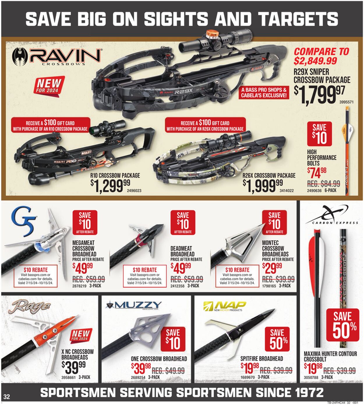 Catalogue Cabela's from 08/08/2024