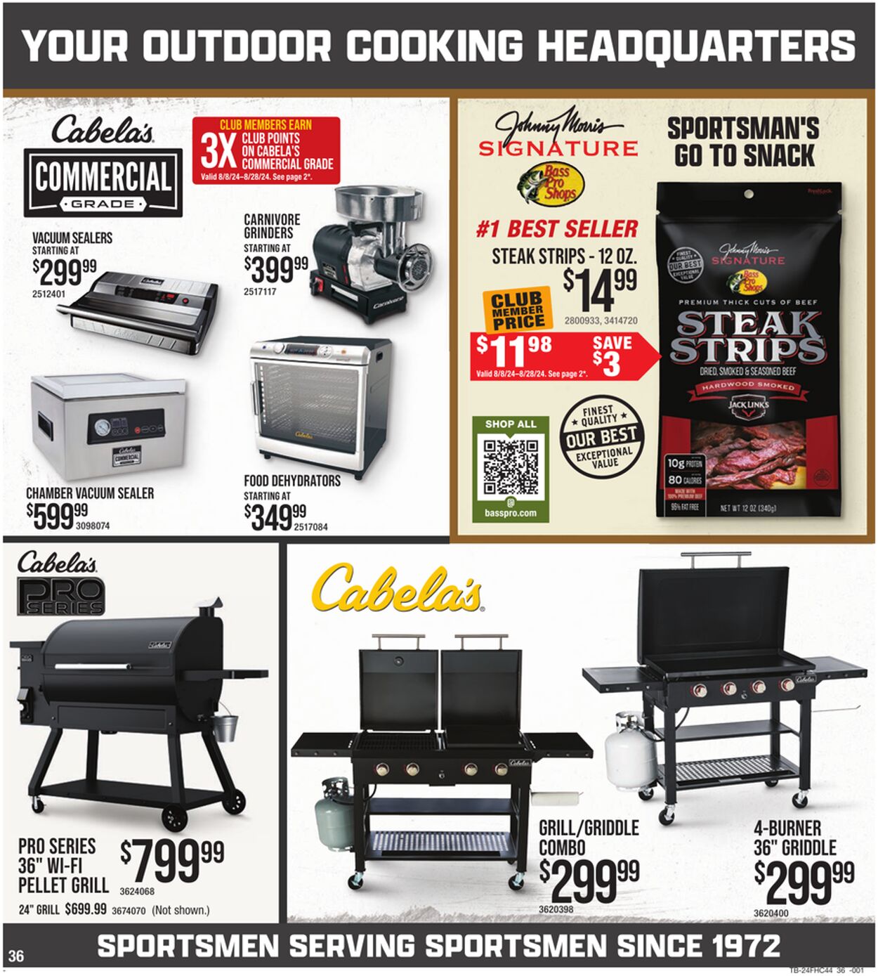 Catalogue Cabela's from 08/08/2024