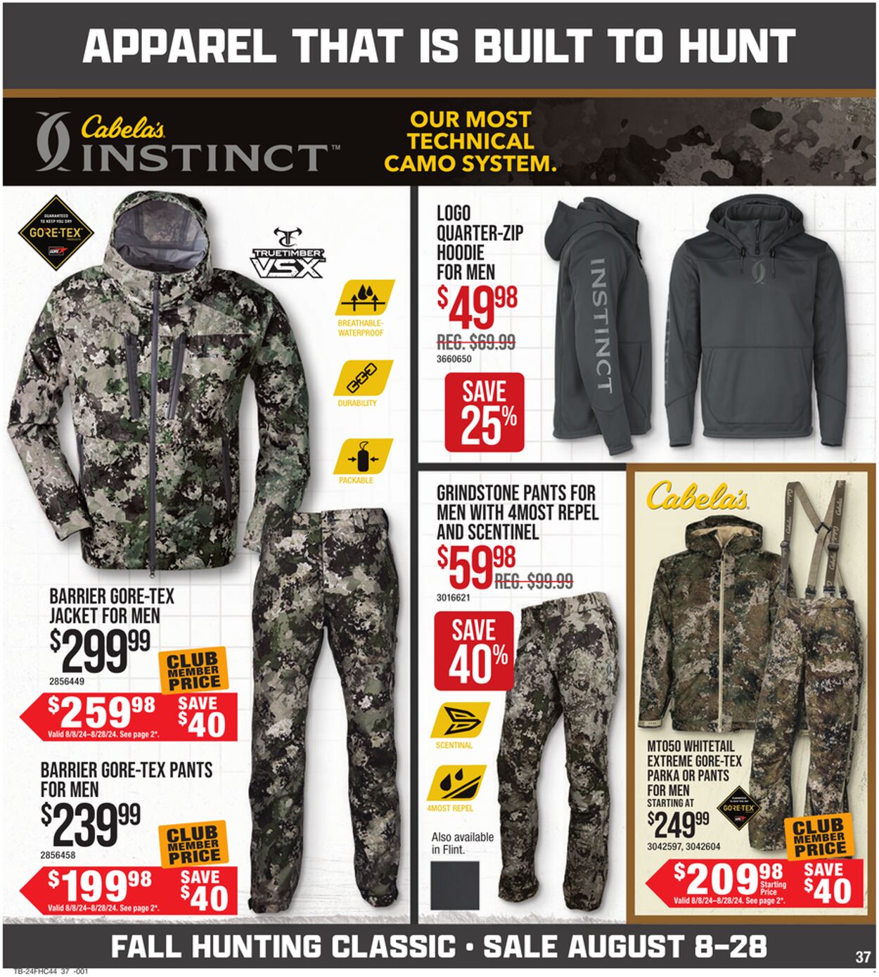 Catalogue Cabela's from 08/08/2024