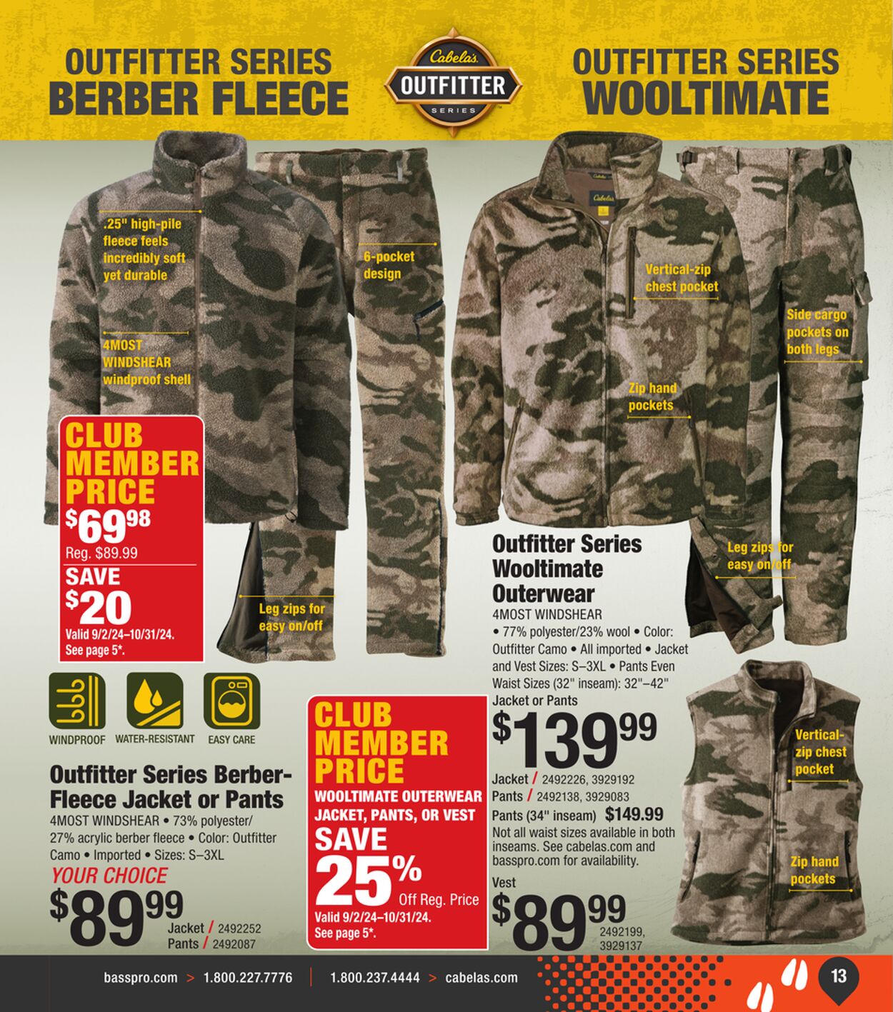 Catalogue Cabela's from 09/11/2024