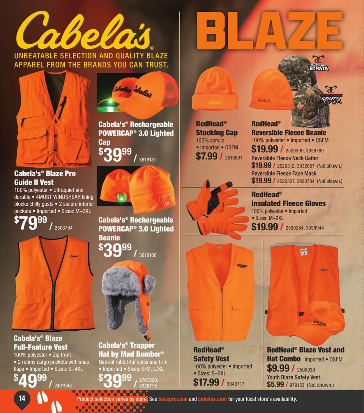 Catalogue Cabela's from 09/11/2024