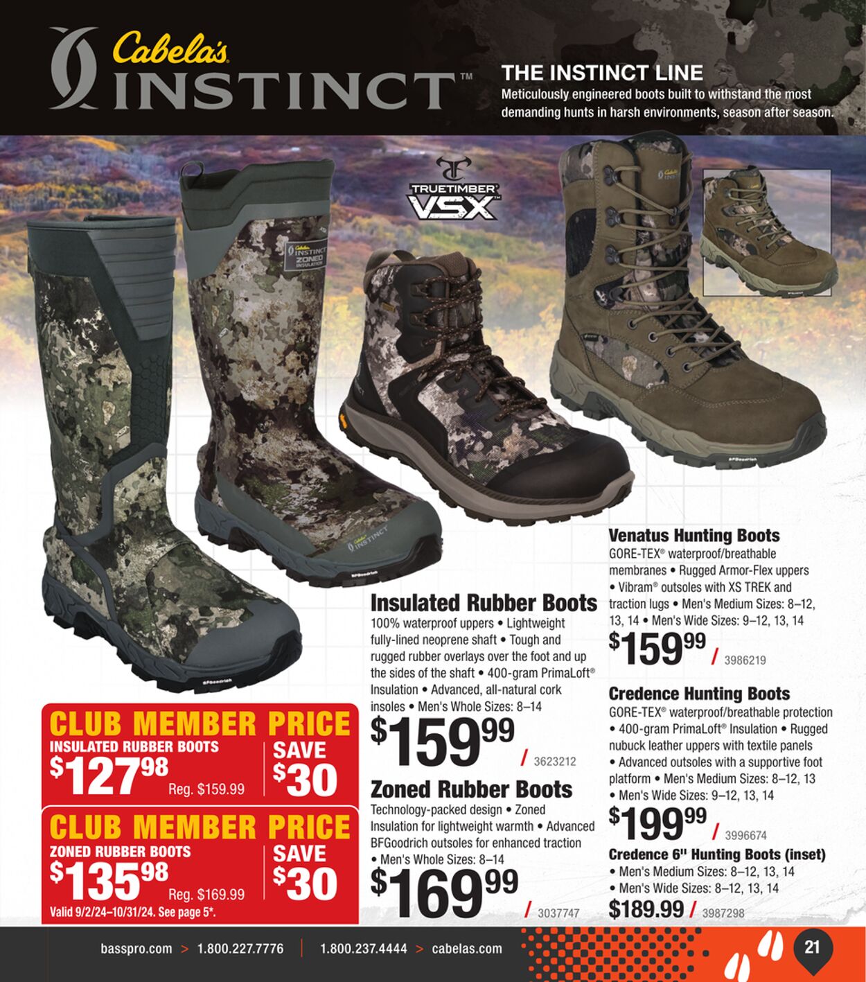 Catalogue Cabela's from 09/11/2024