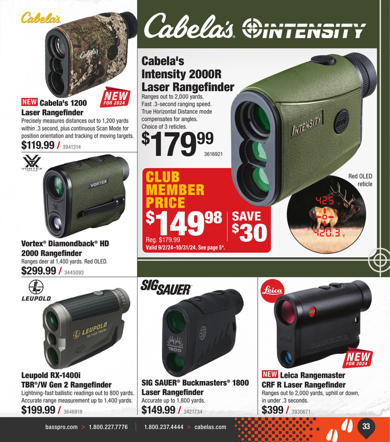 Catalogue Cabela's from 09/11/2024