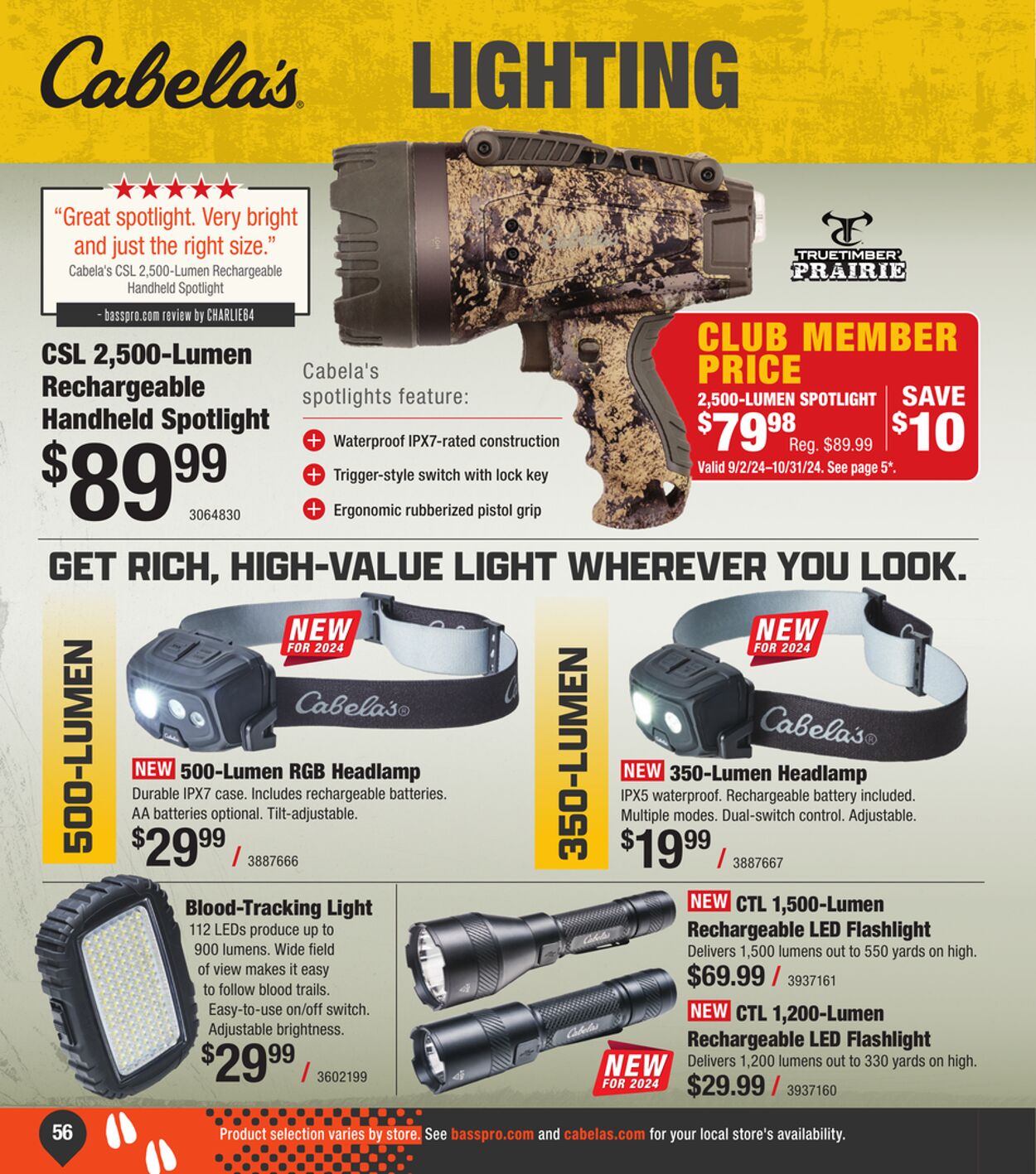 Catalogue Cabela's from 09/11/2024