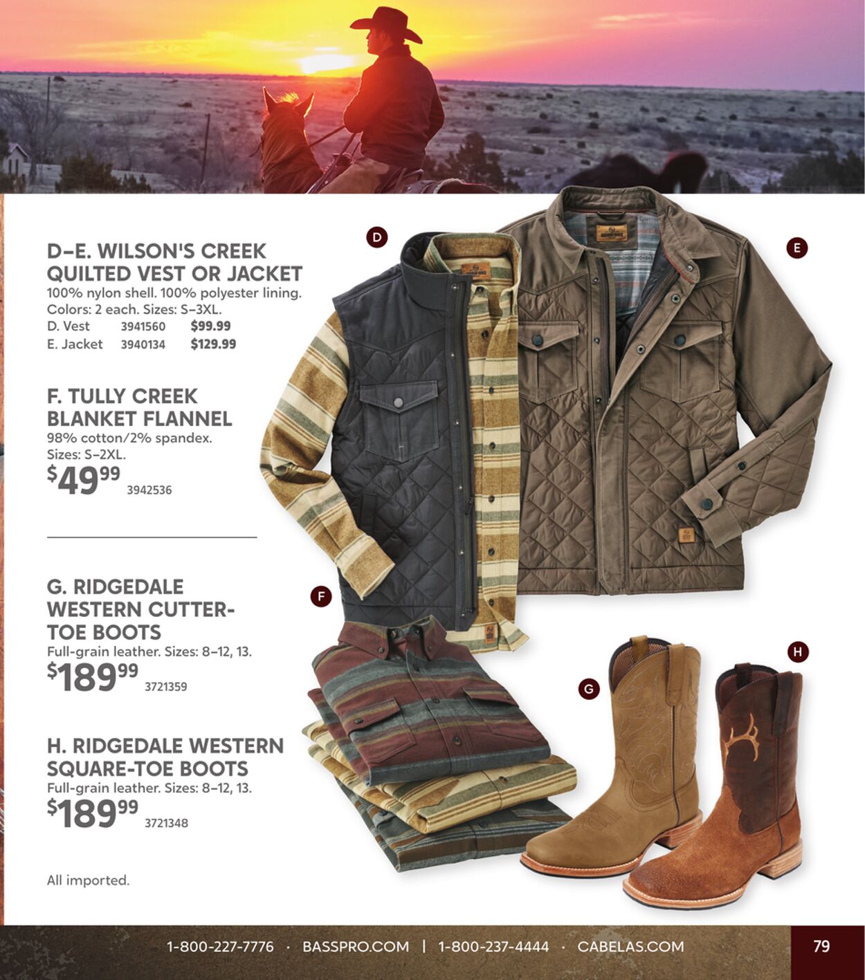 Catalogue Cabela's from 09/25/2024