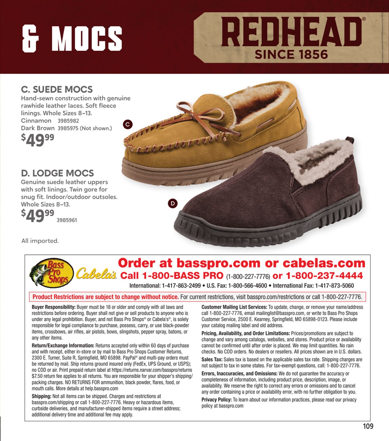 Catalogue Cabela's from 09/25/2024