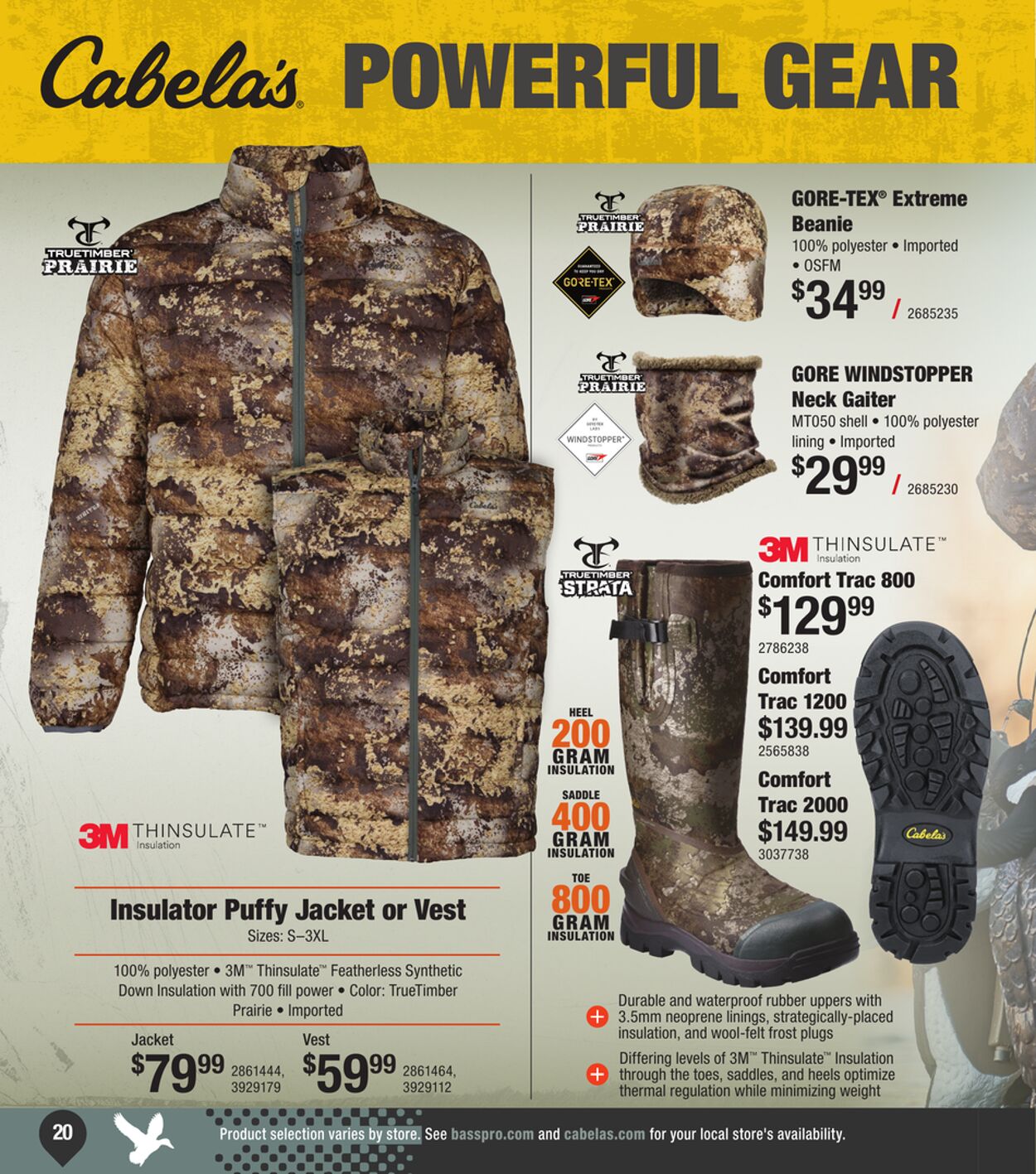 Catalogue Cabela's from 09/25/2024