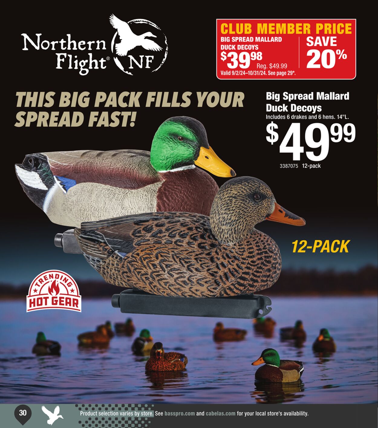 Catalogue Cabela's from 09/25/2024