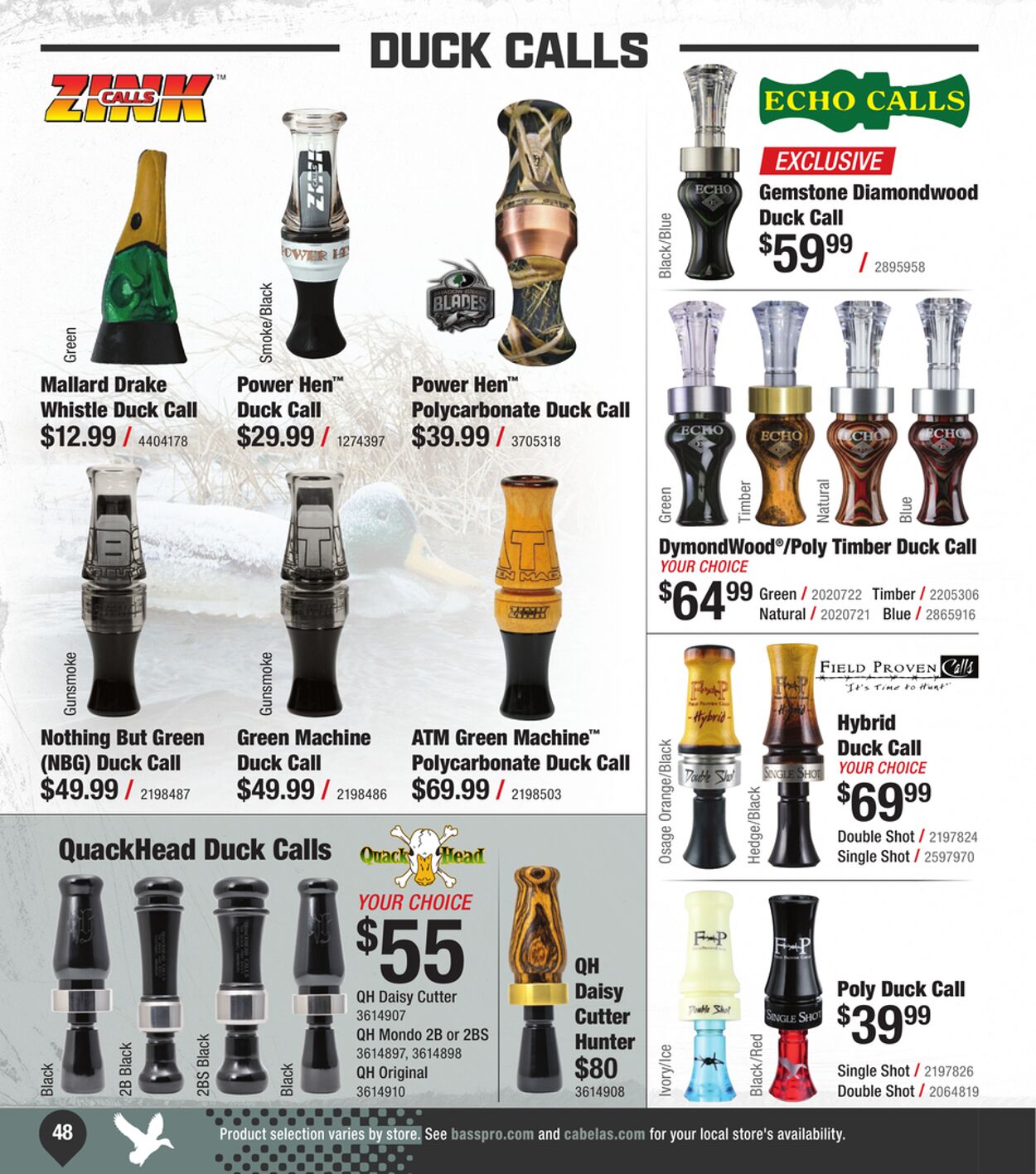 Catalogue Cabela's from 09/25/2024