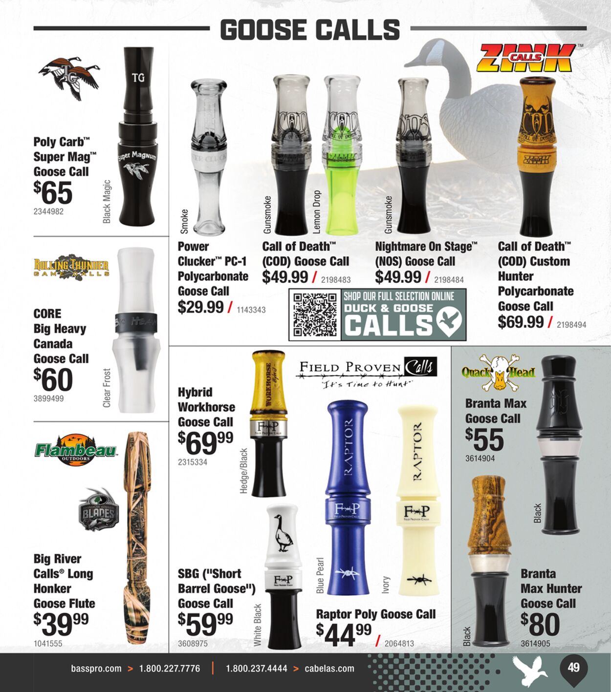 Catalogue Cabela's from 09/25/2024