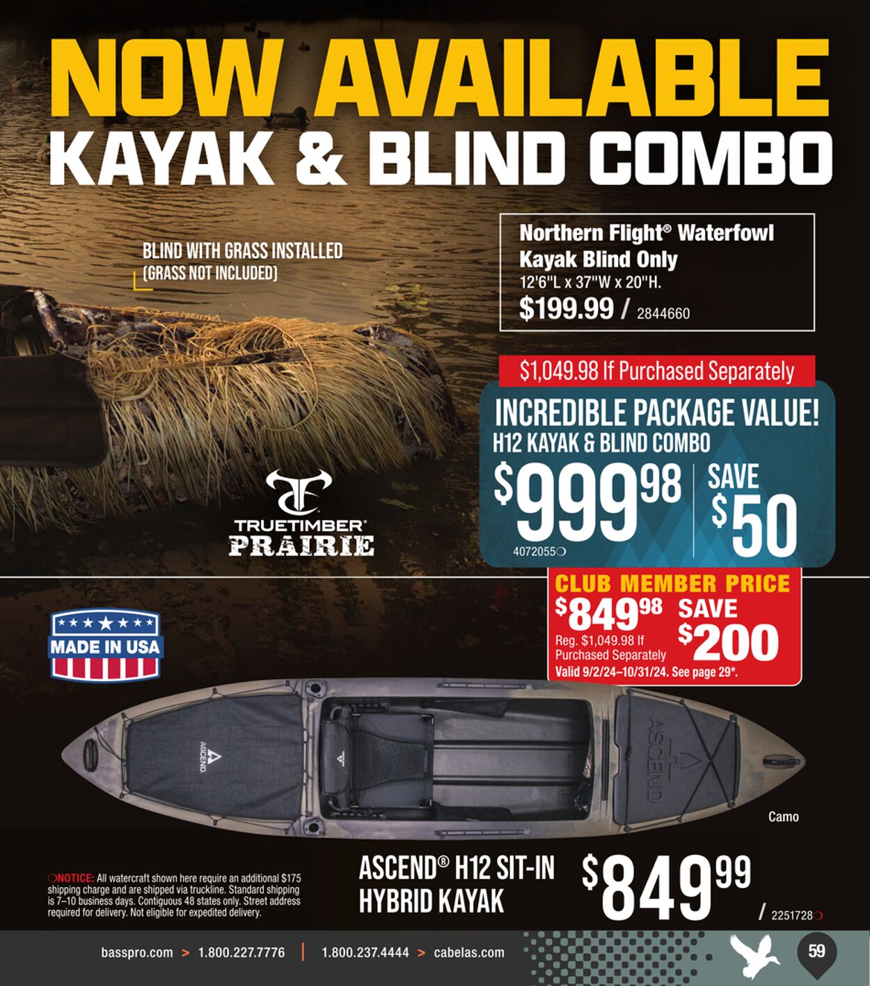 Catalogue Cabela's from 09/25/2024