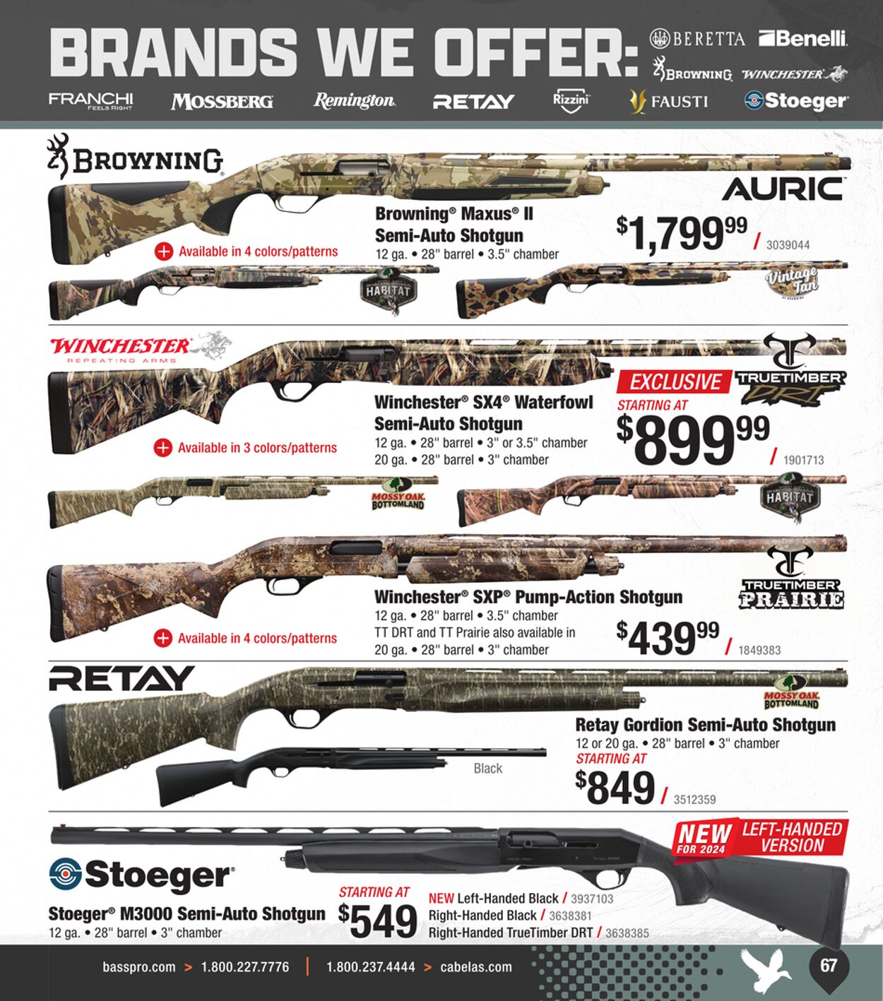 Catalogue Cabela's from 09/25/2024