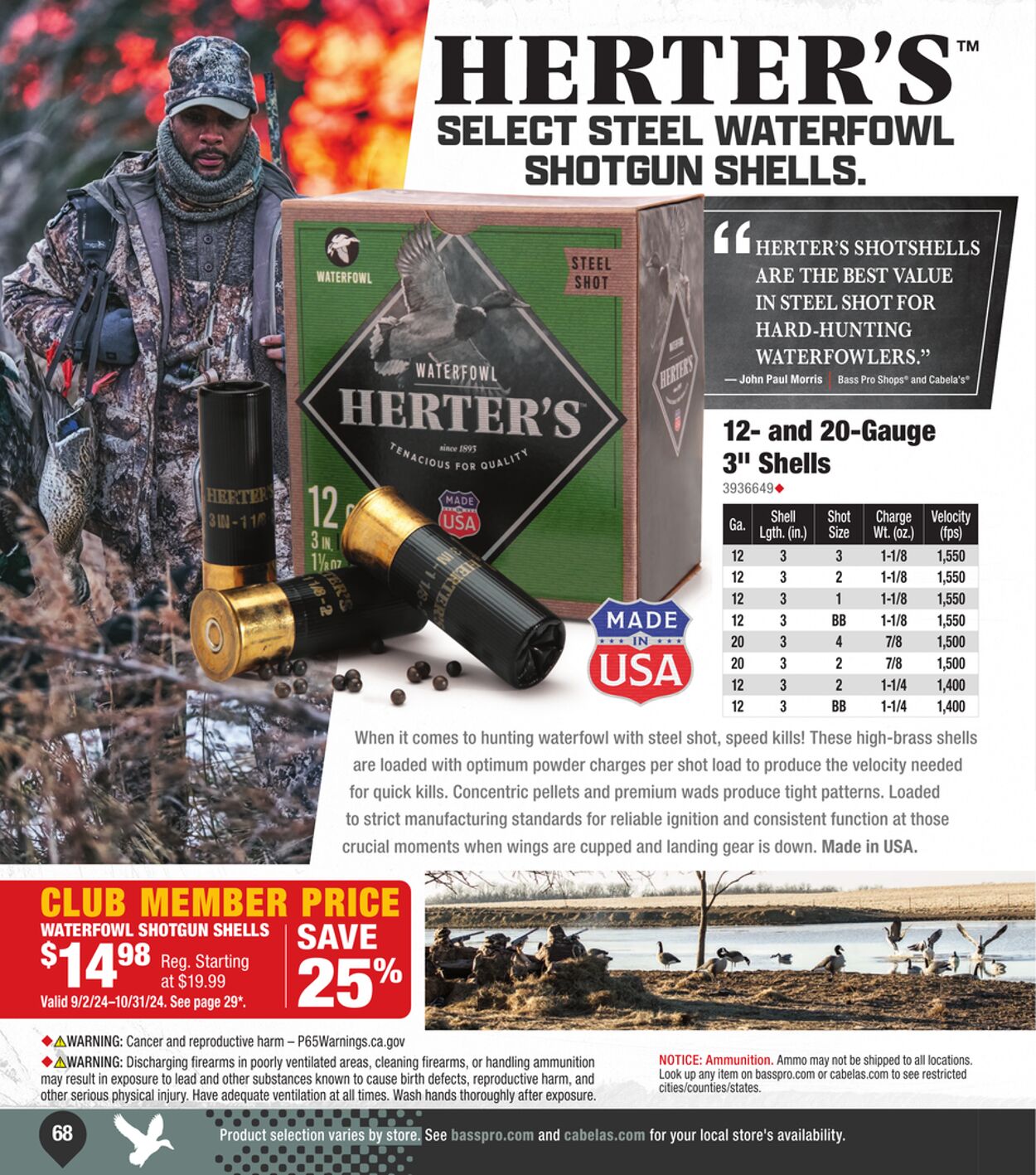 Catalogue Cabela's from 09/25/2024