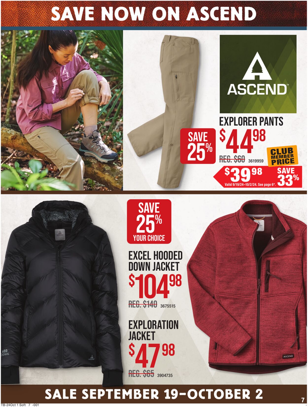 Catalogue Cabela's from 09/19/2024