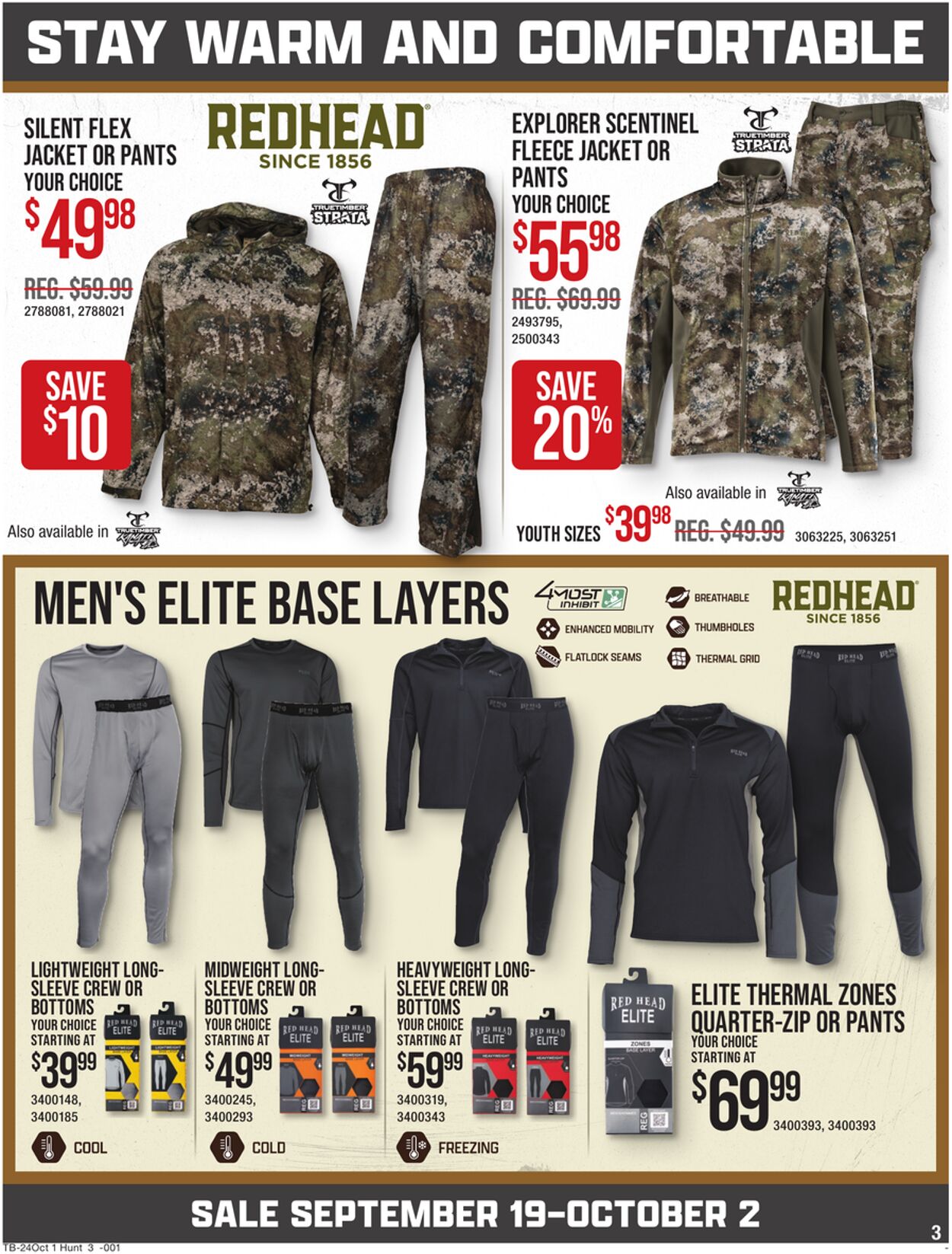 Catalogue Cabela's from 09/19/2024