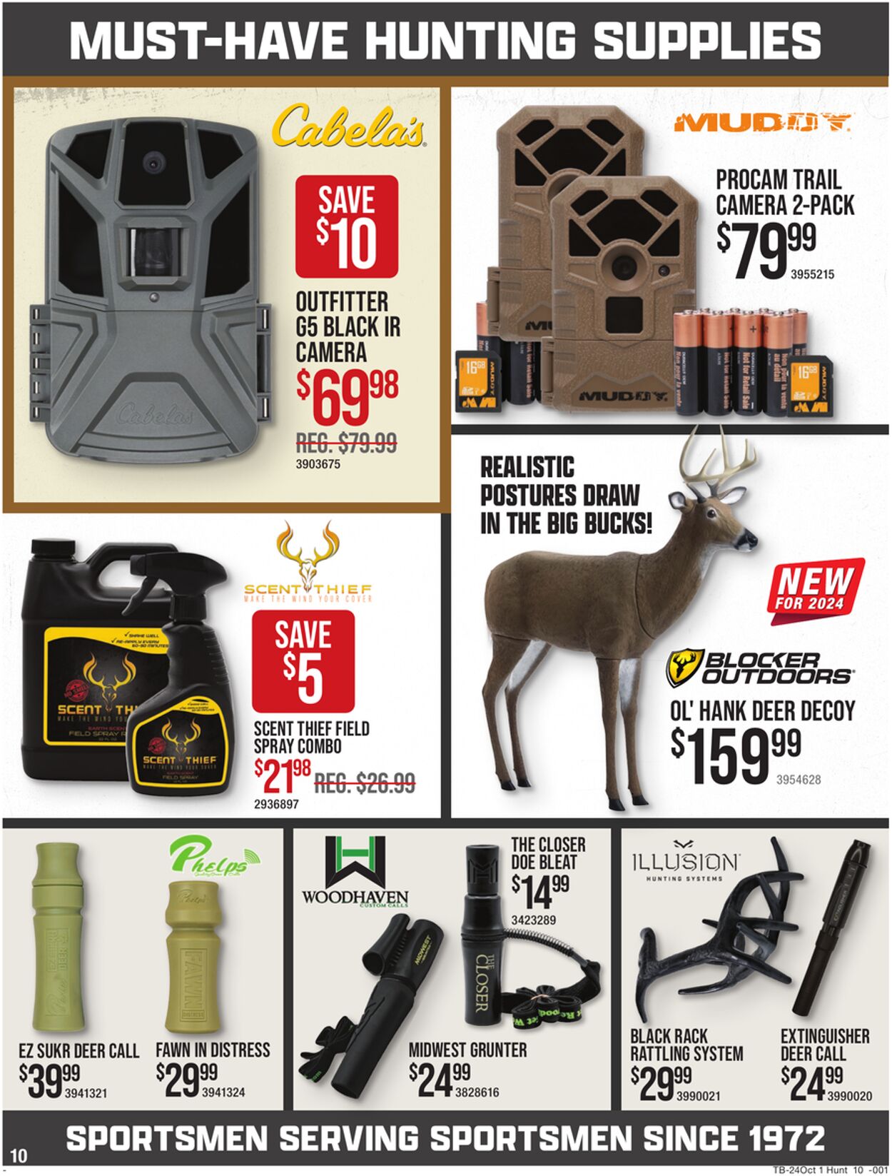 Catalogue Cabela's from 09/19/2024