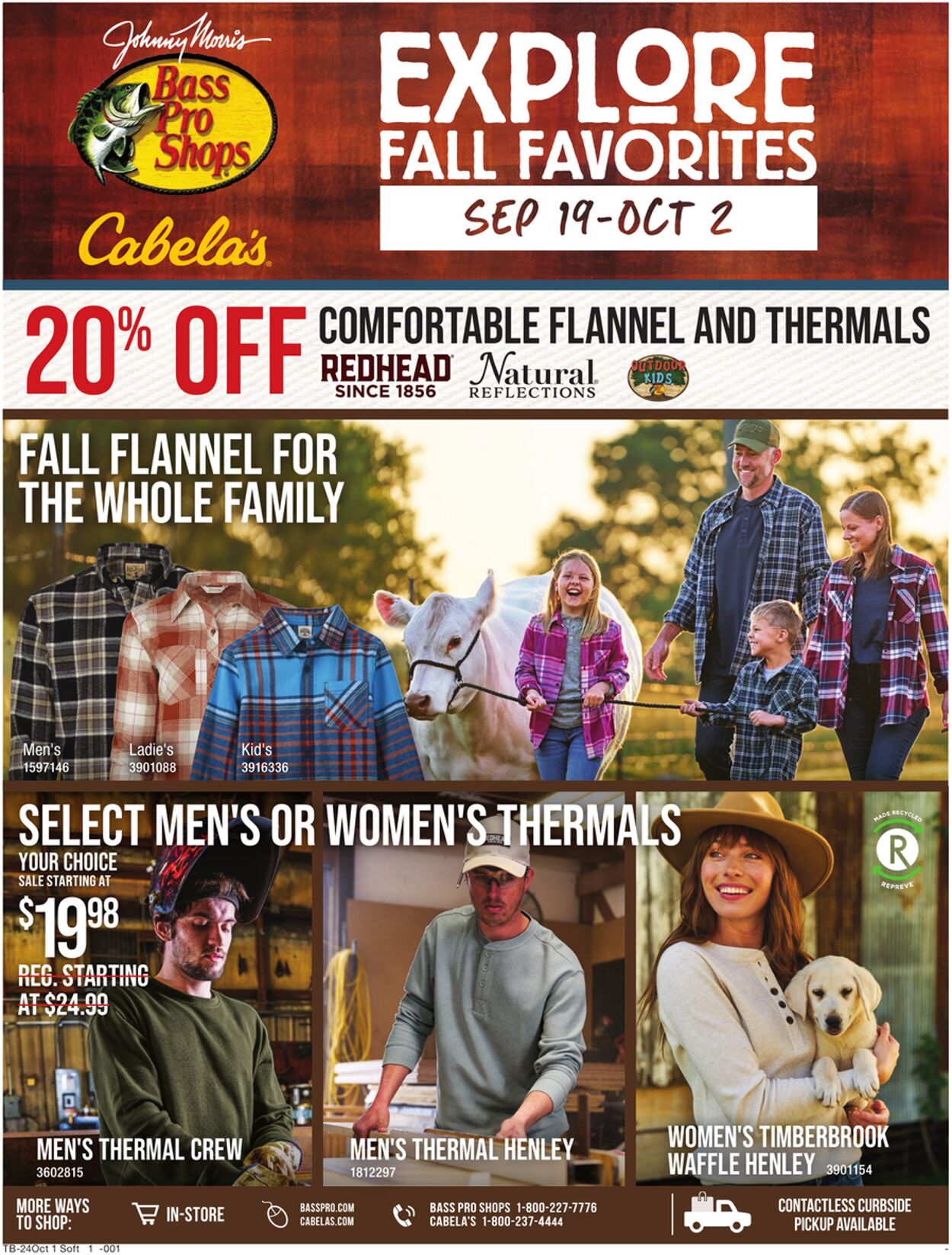 Catalogue Cabela's from 09/19/2024