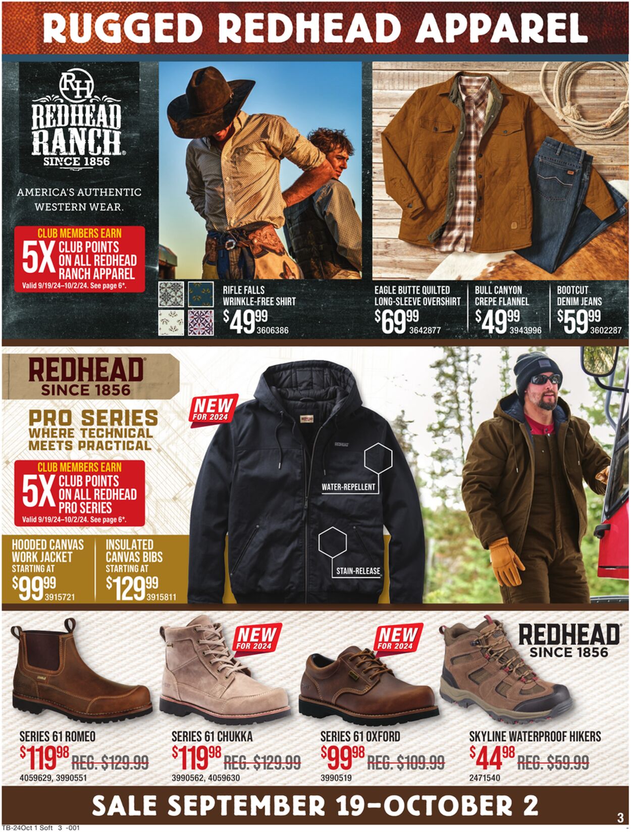 Catalogue Cabela's from 09/19/2024