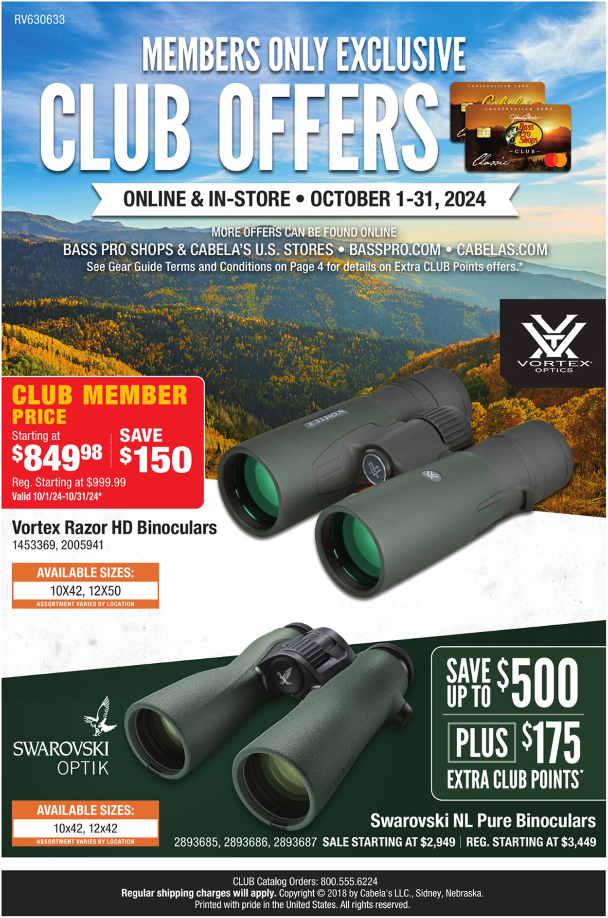 Catalogue Cabela's from 10/01/2024