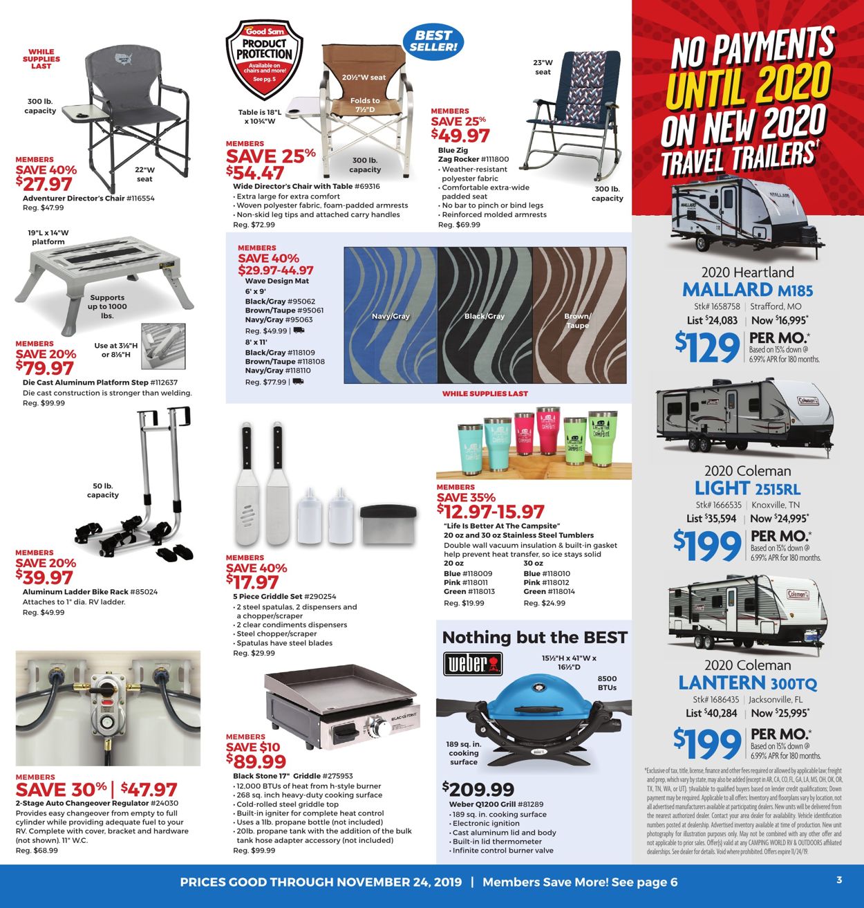 Catalogue Camping World from 11/07/2019