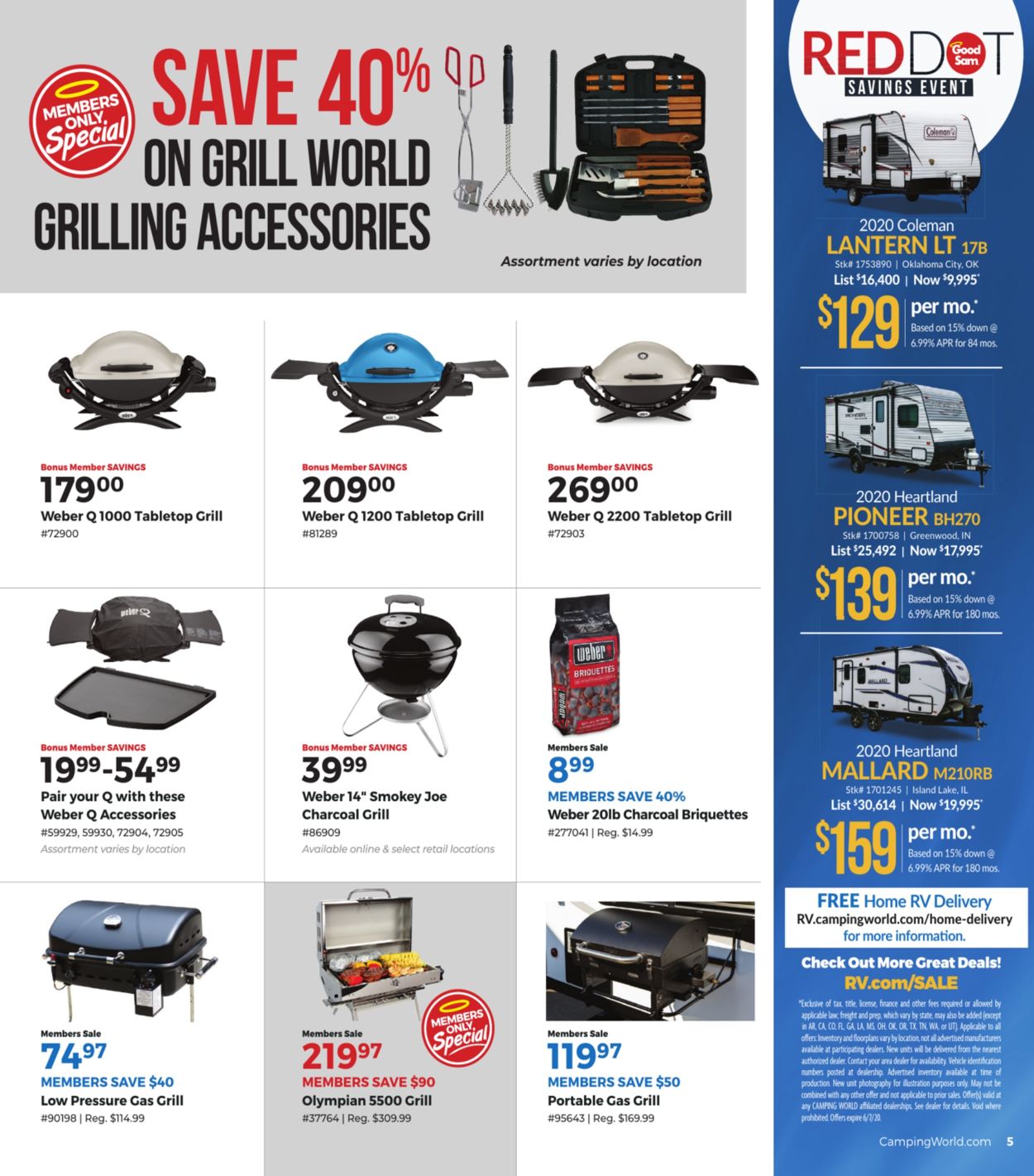 Catalogue Camping World from 05/11/2020