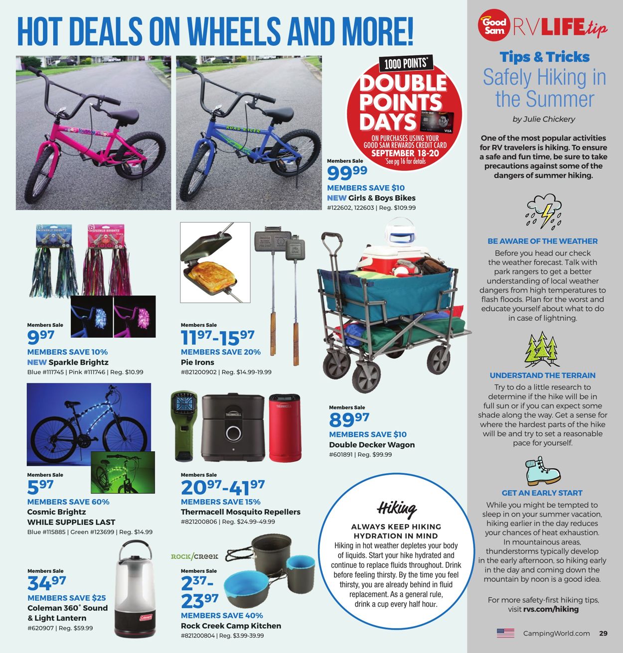 Catalogue Camping World from 09/01/2020