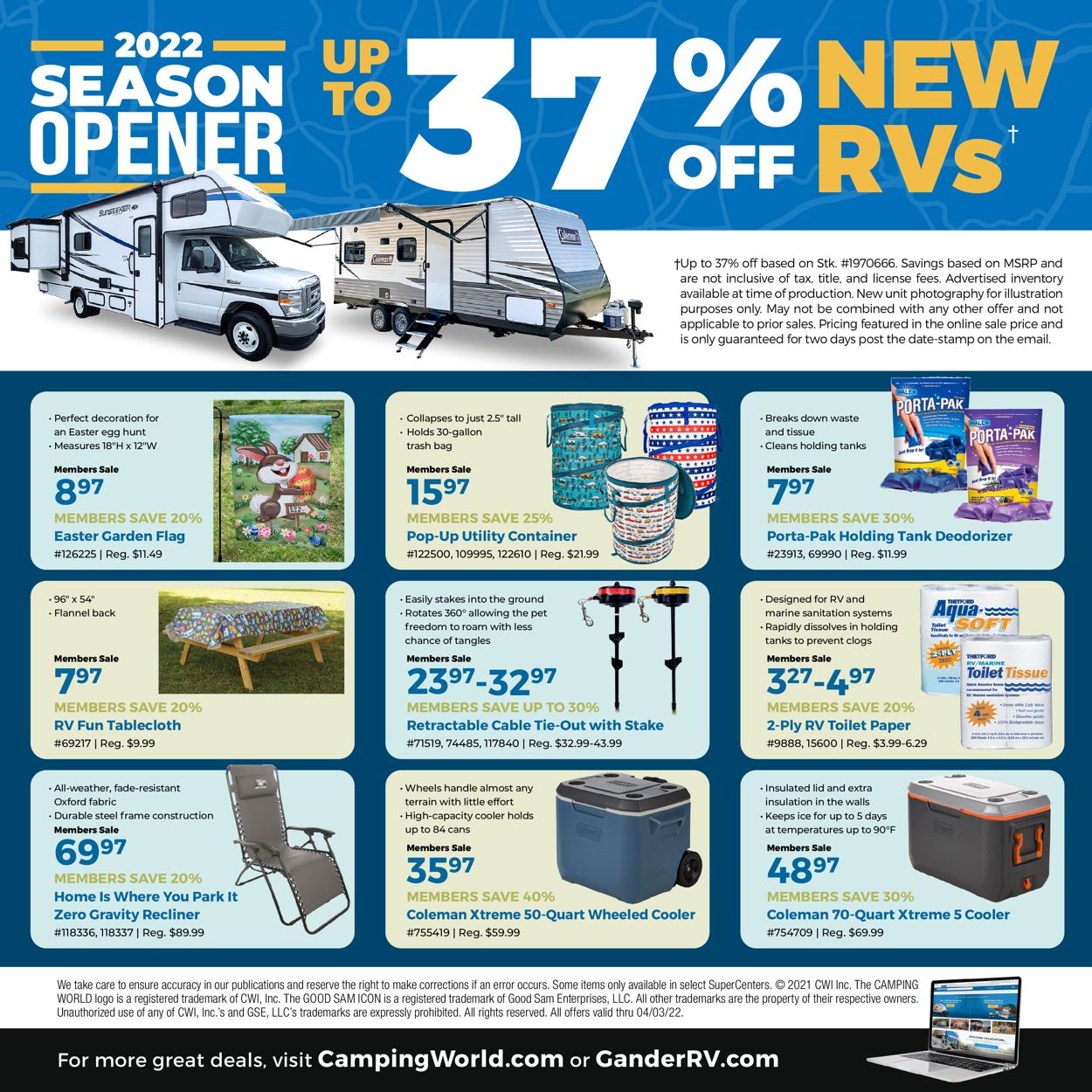 Catalogue Camping World from 02/28/2022