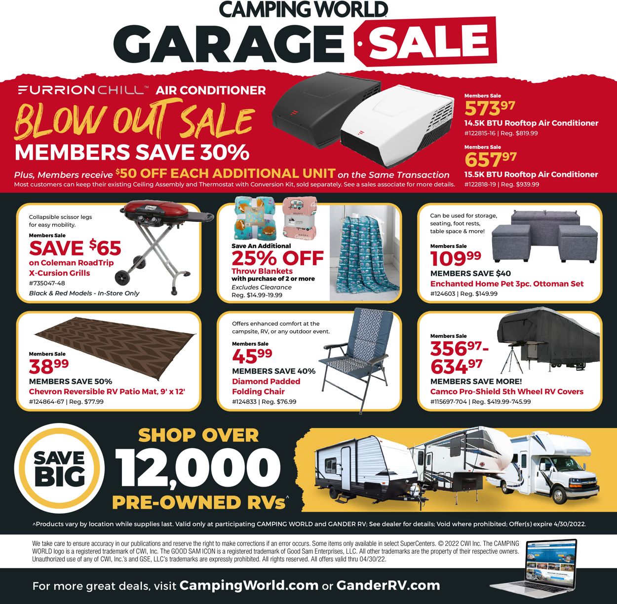 Catalogue Camping World from 04/04/2022