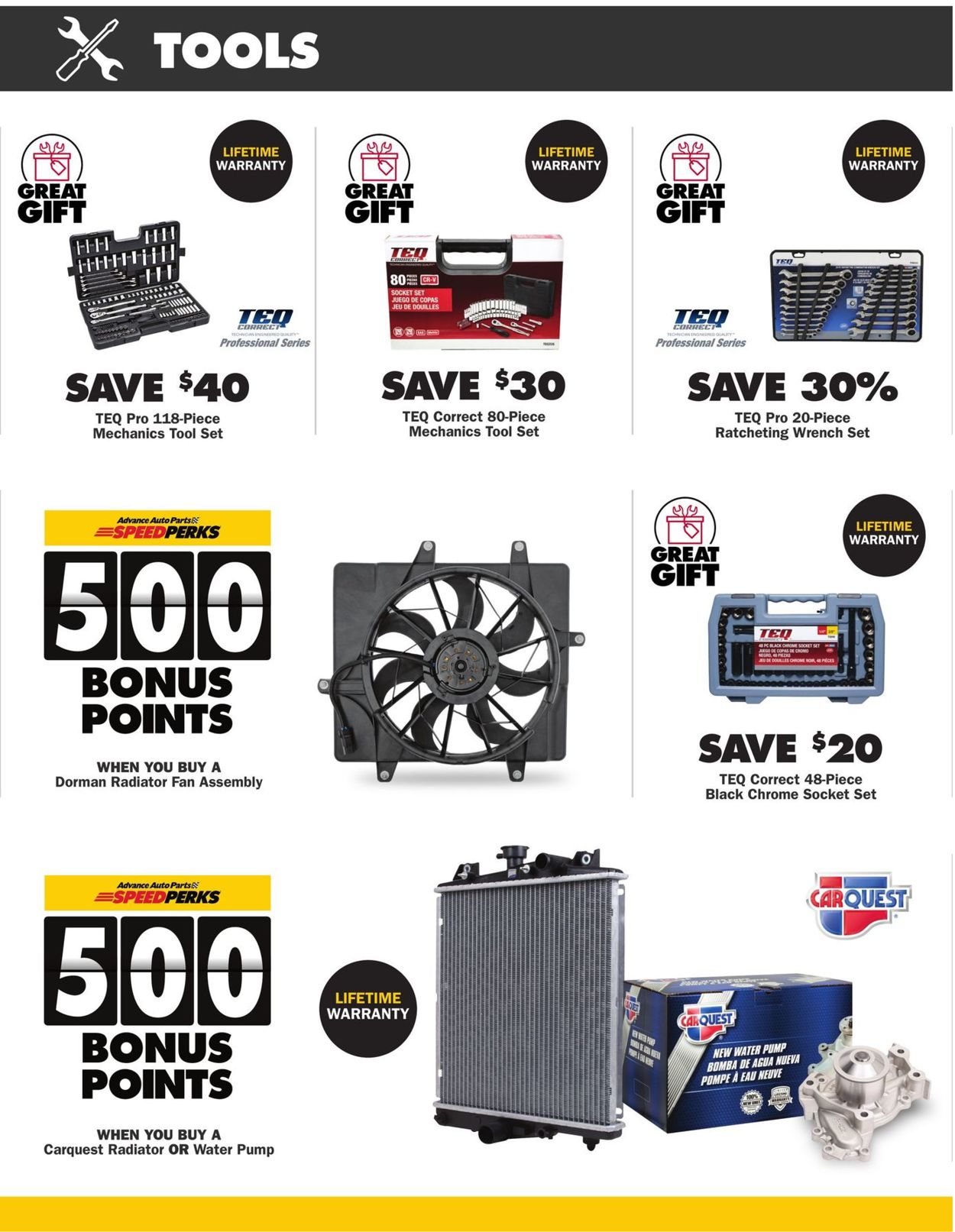 Catalogue CarQuest Black Friday 2020 from 10/29/2020
