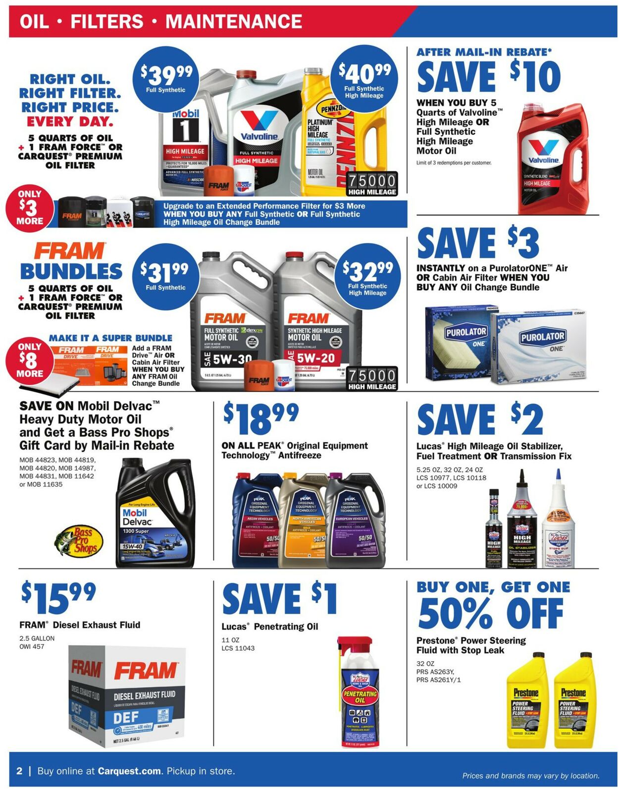 Catalogue CarQuest from 03/30/2023