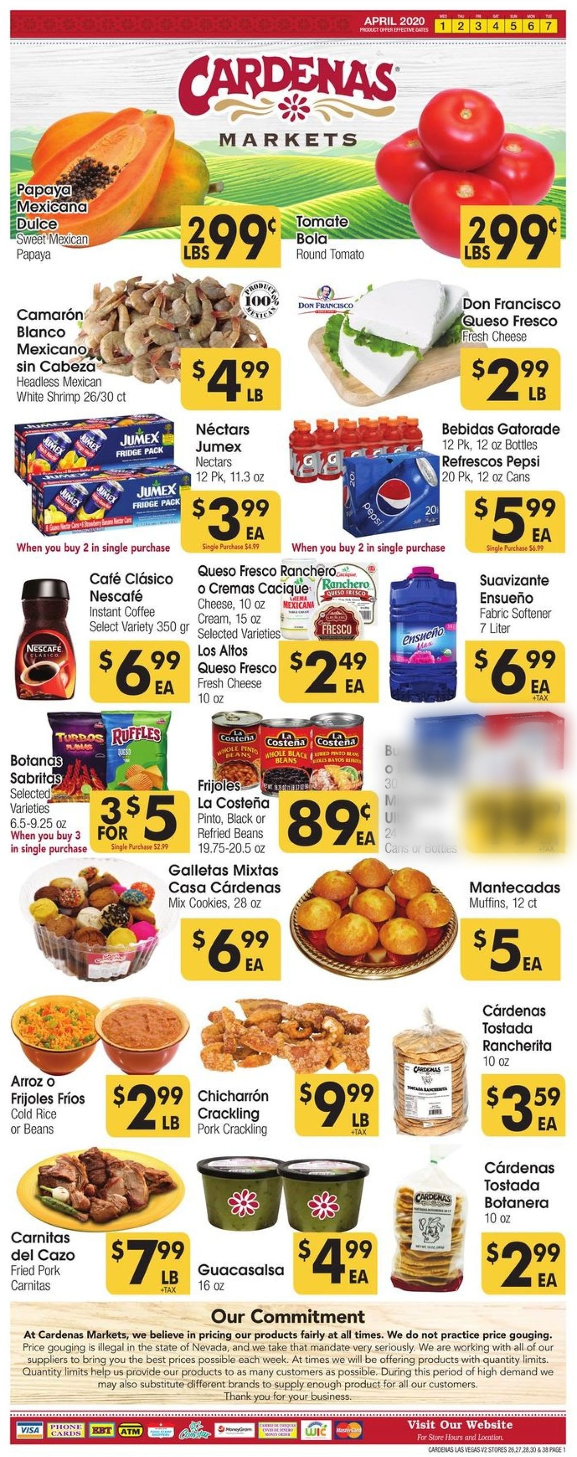 Catalogue Cardenas from 04/01/2020